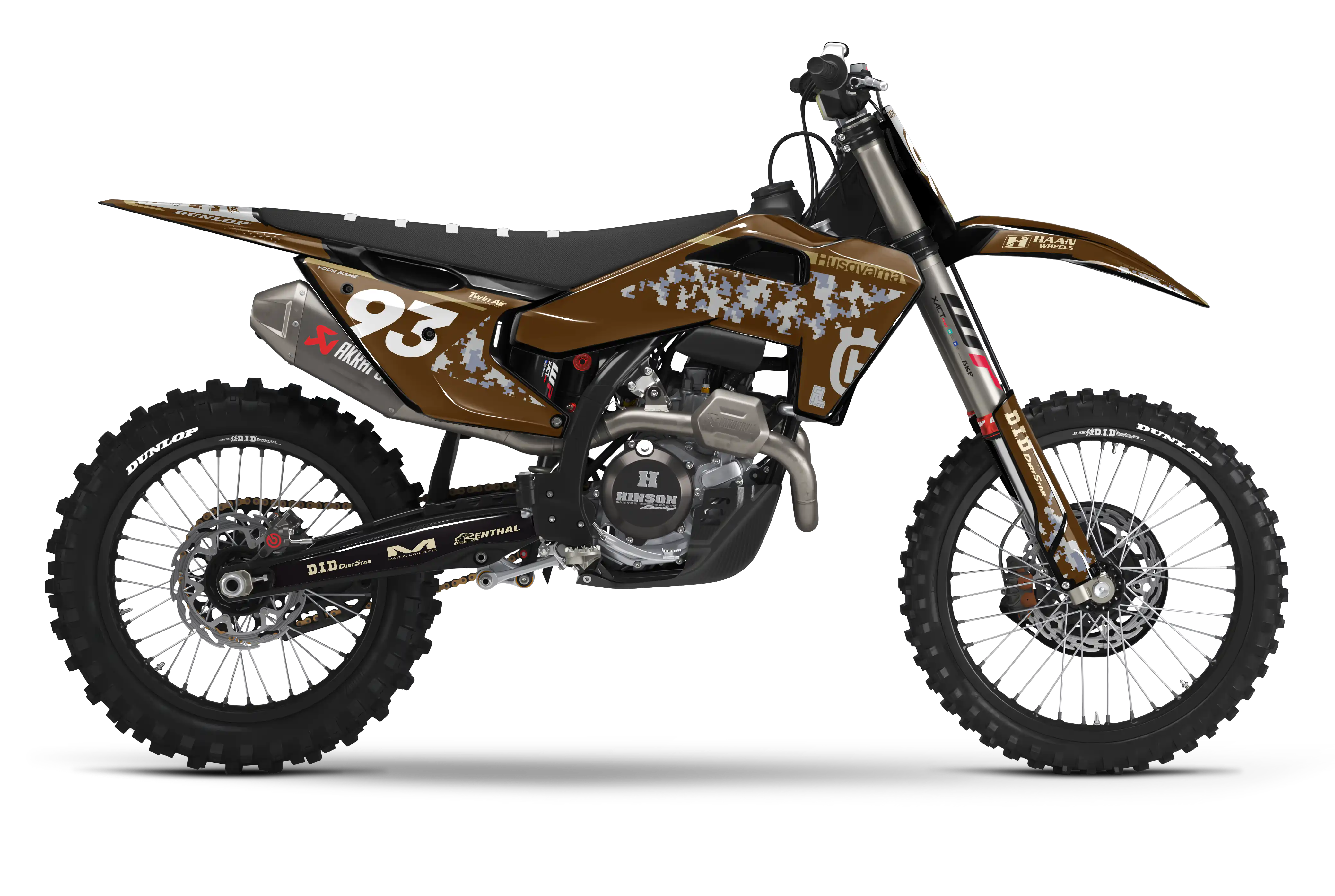 Husqvarna - Graphics Kit - Camo Grey/Brown
