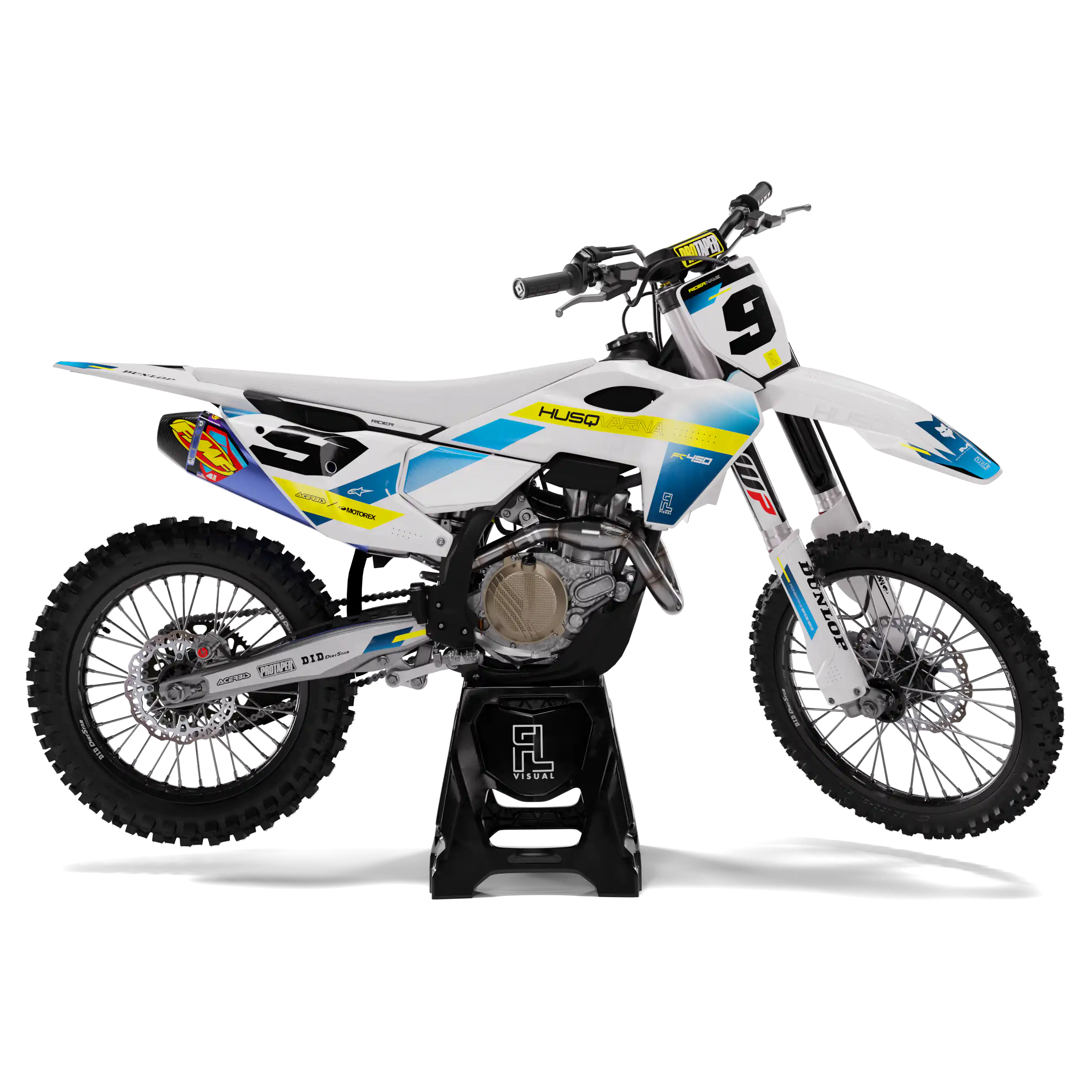 Husqvarna - Graphics Kit - Altar Blue