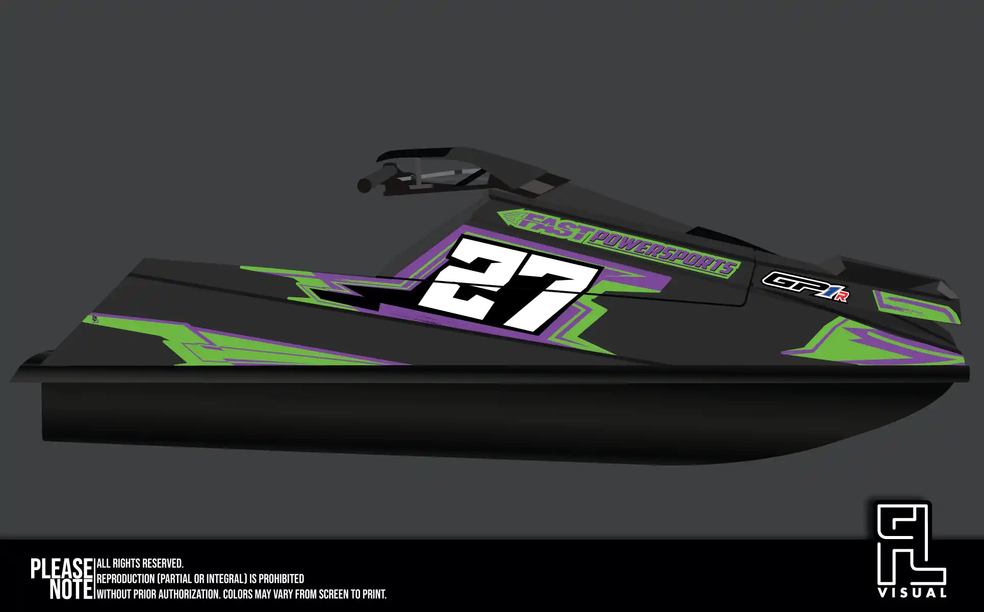 Fastpowersports GP1R - Stormer - Green- Graphics Kit