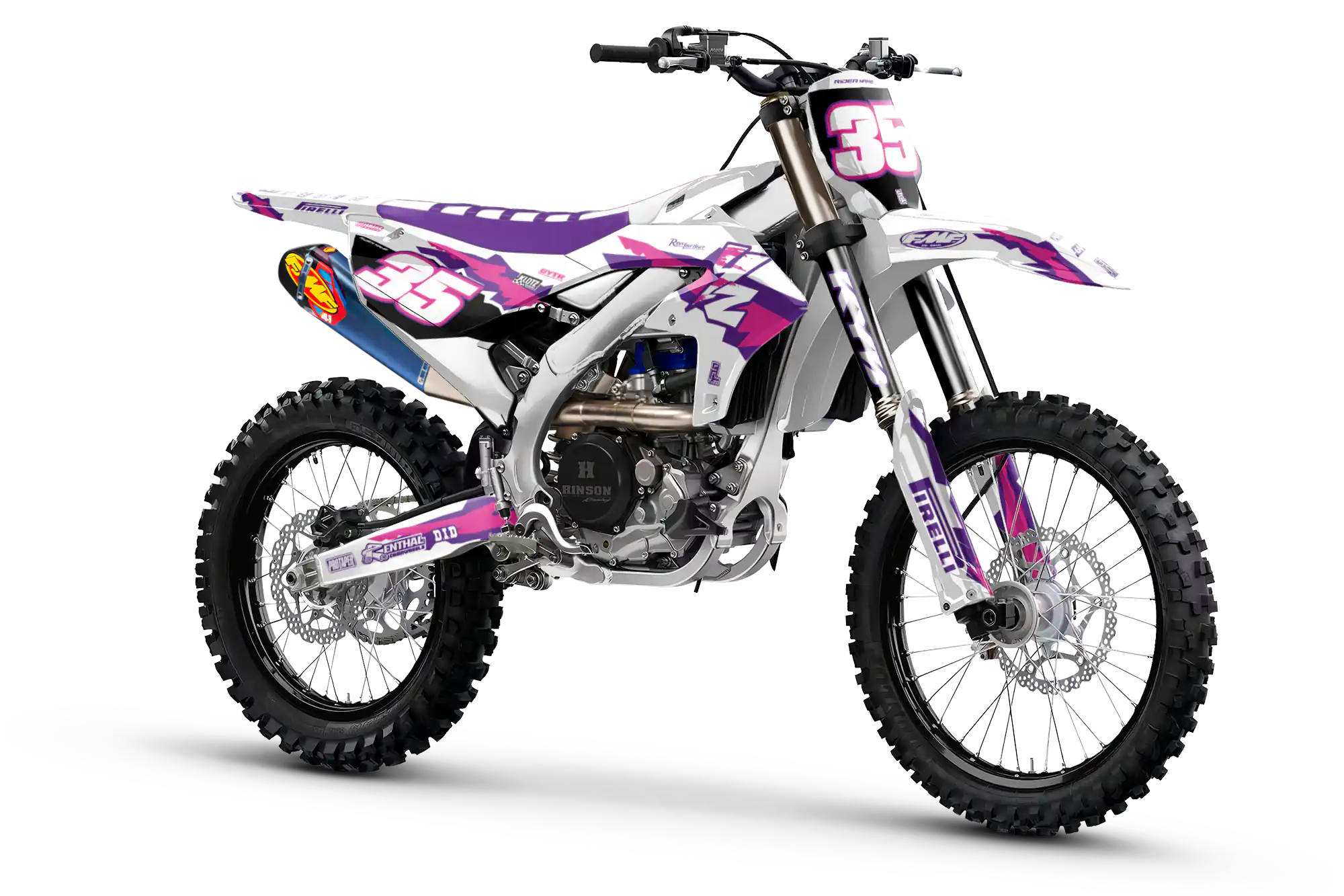 Yamaha - Graphics Kit - Retro1 - Pink/Purple