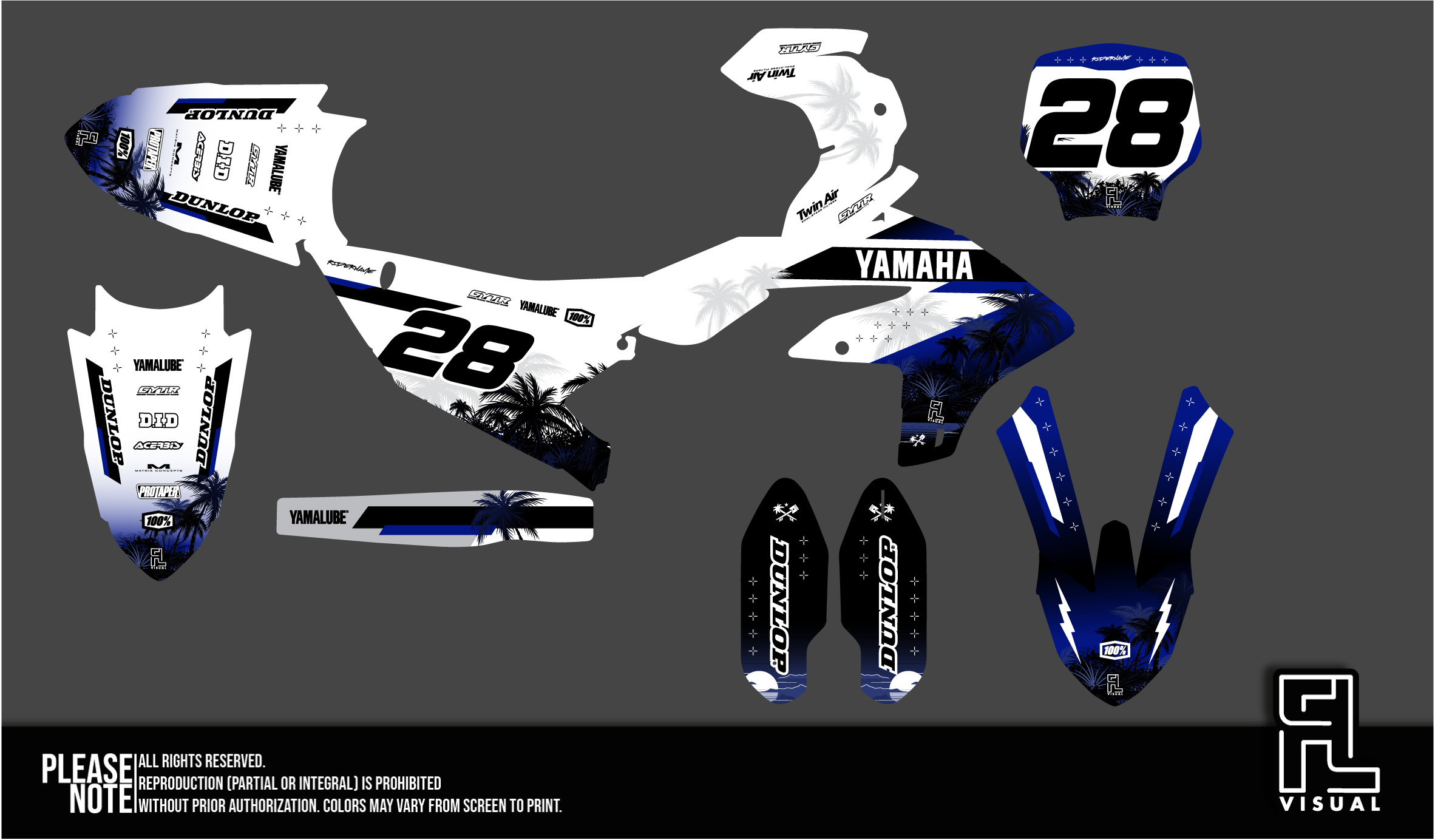 Yamaha - Graphics Kit - Palms