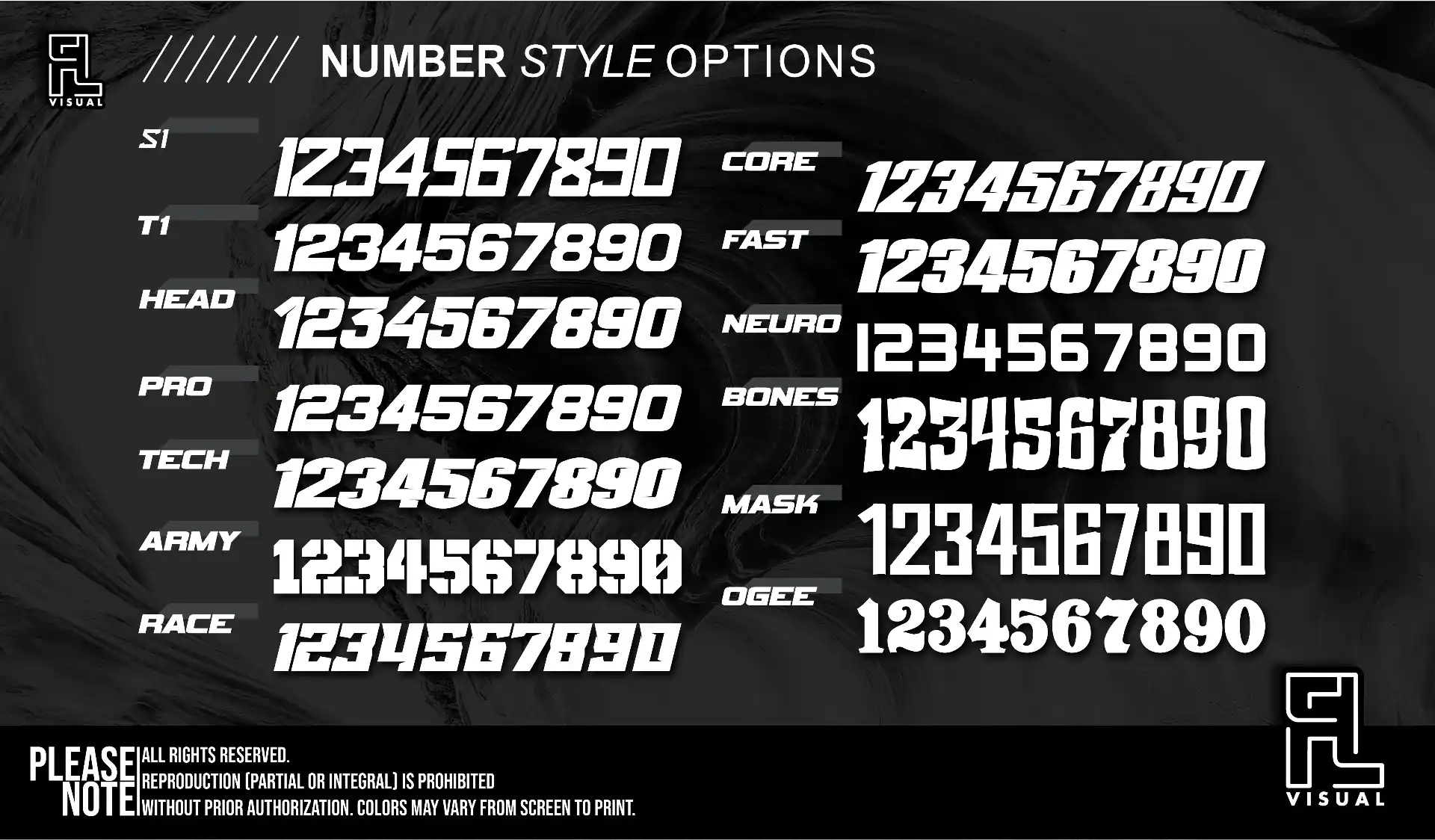 Cut Out Numbers - (Set of 3)