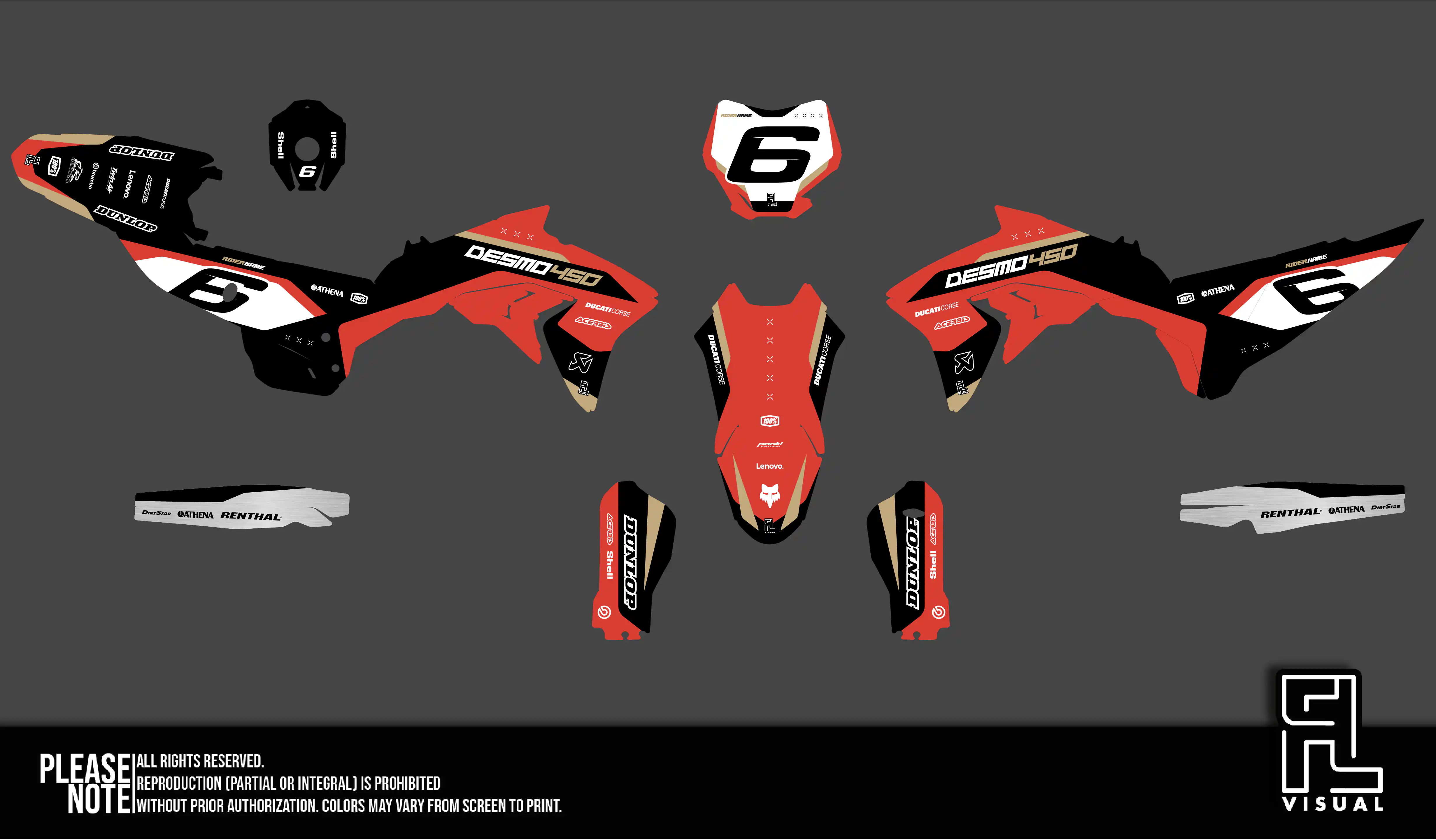 Ducati - Graphics Kit - Torque