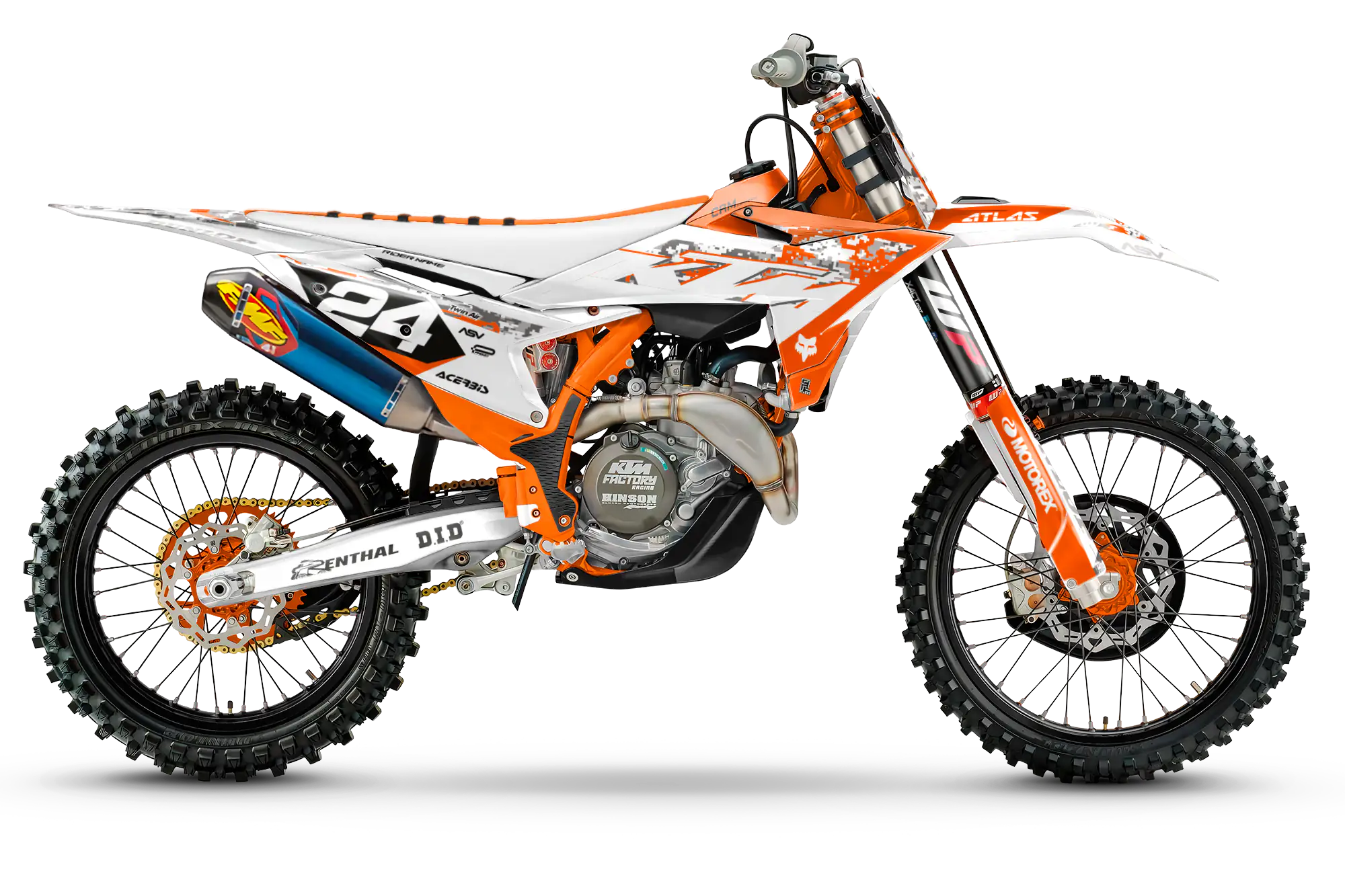 KTM - Graphics Kit - Camo White