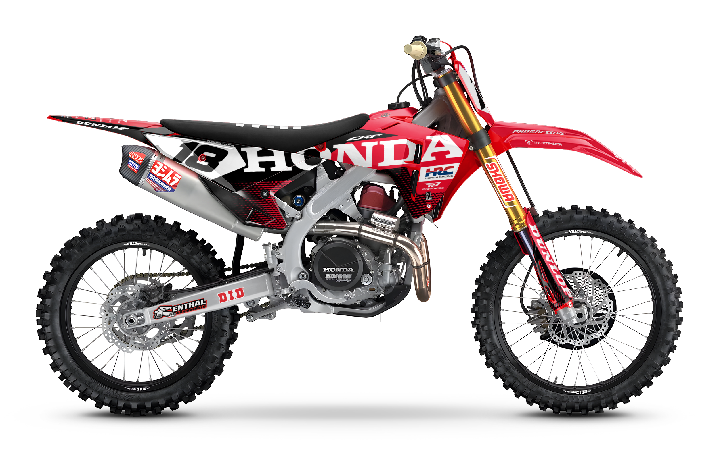 Honda - Graphics Kit -  Factory Black