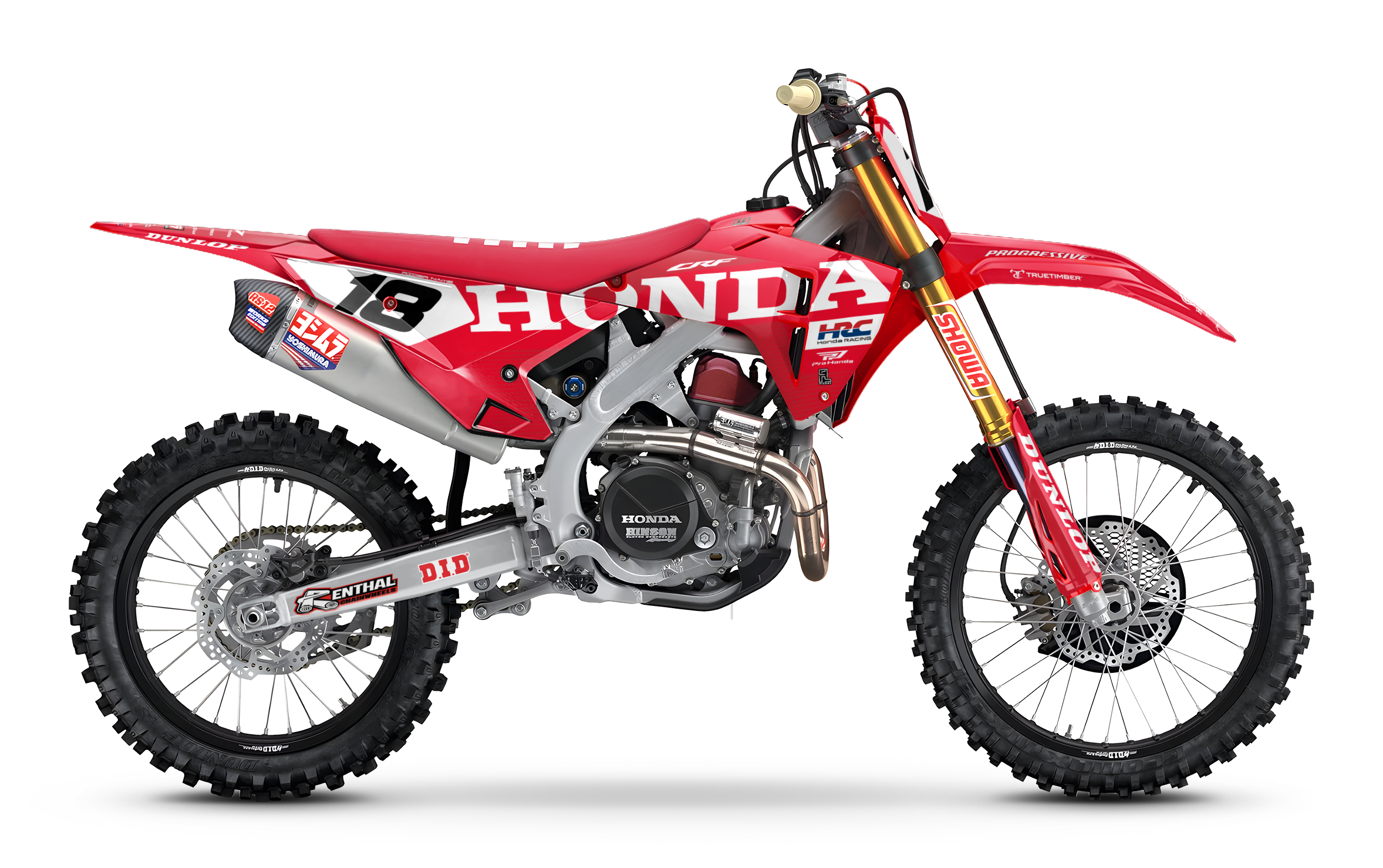 Honda - Graphics Kit -  Factory Red