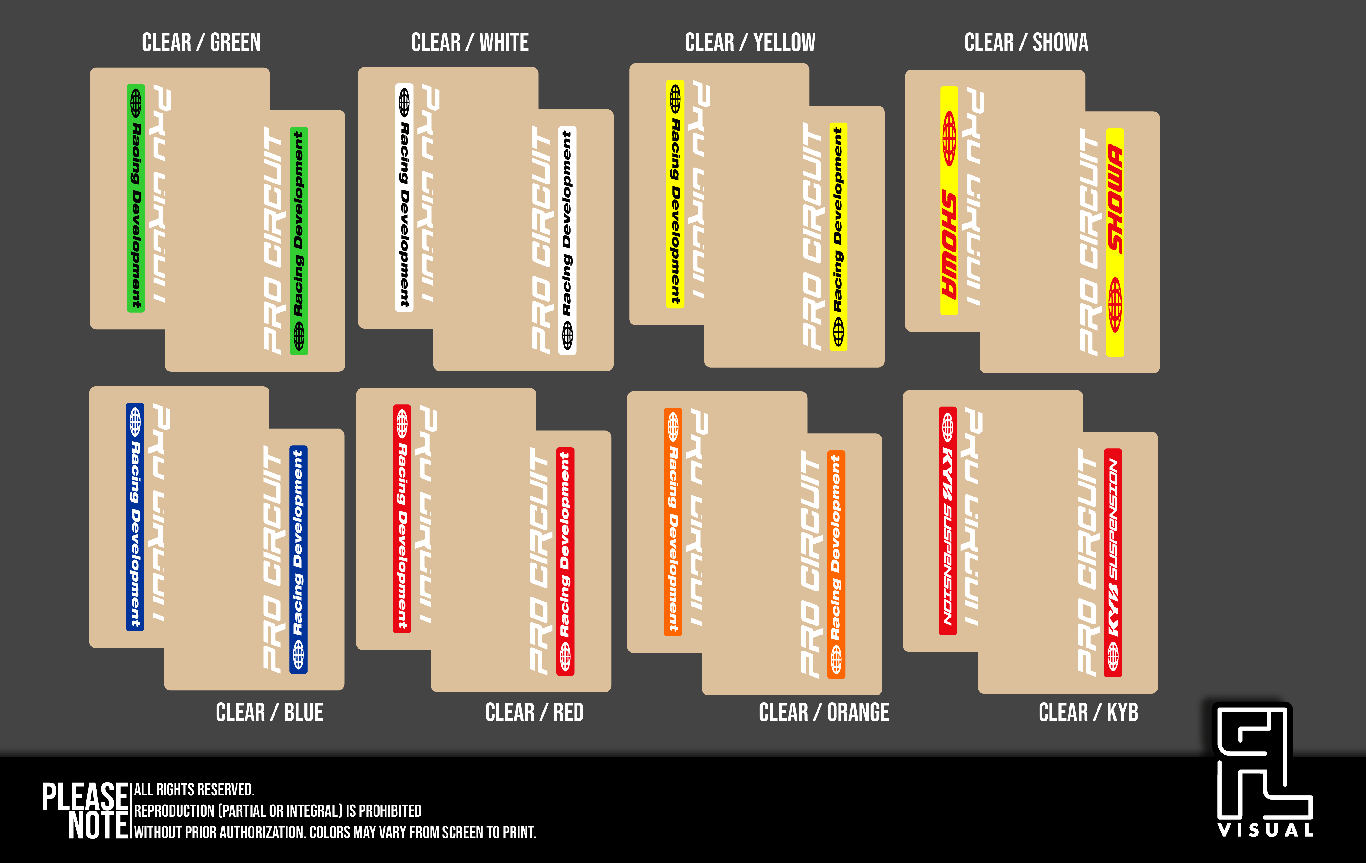 Fork Wraps(Pair) - Pro Circuit Clear