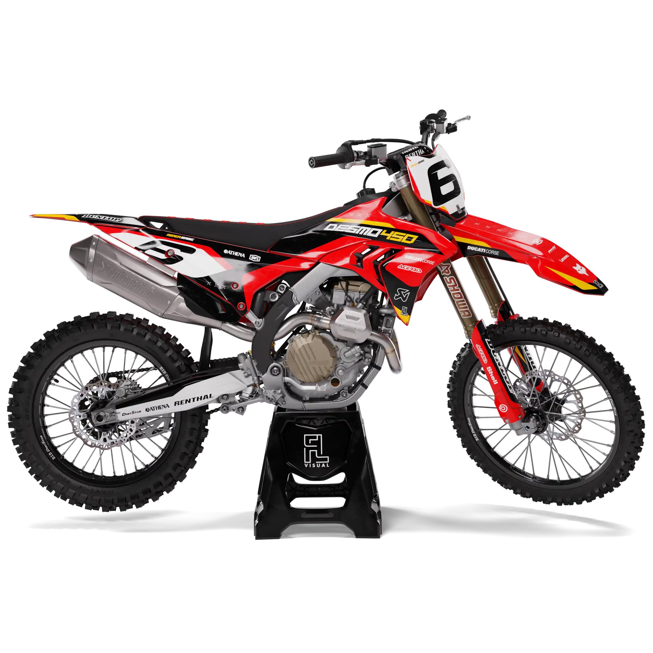 Ducati - Graphics Kit - Torque Orange