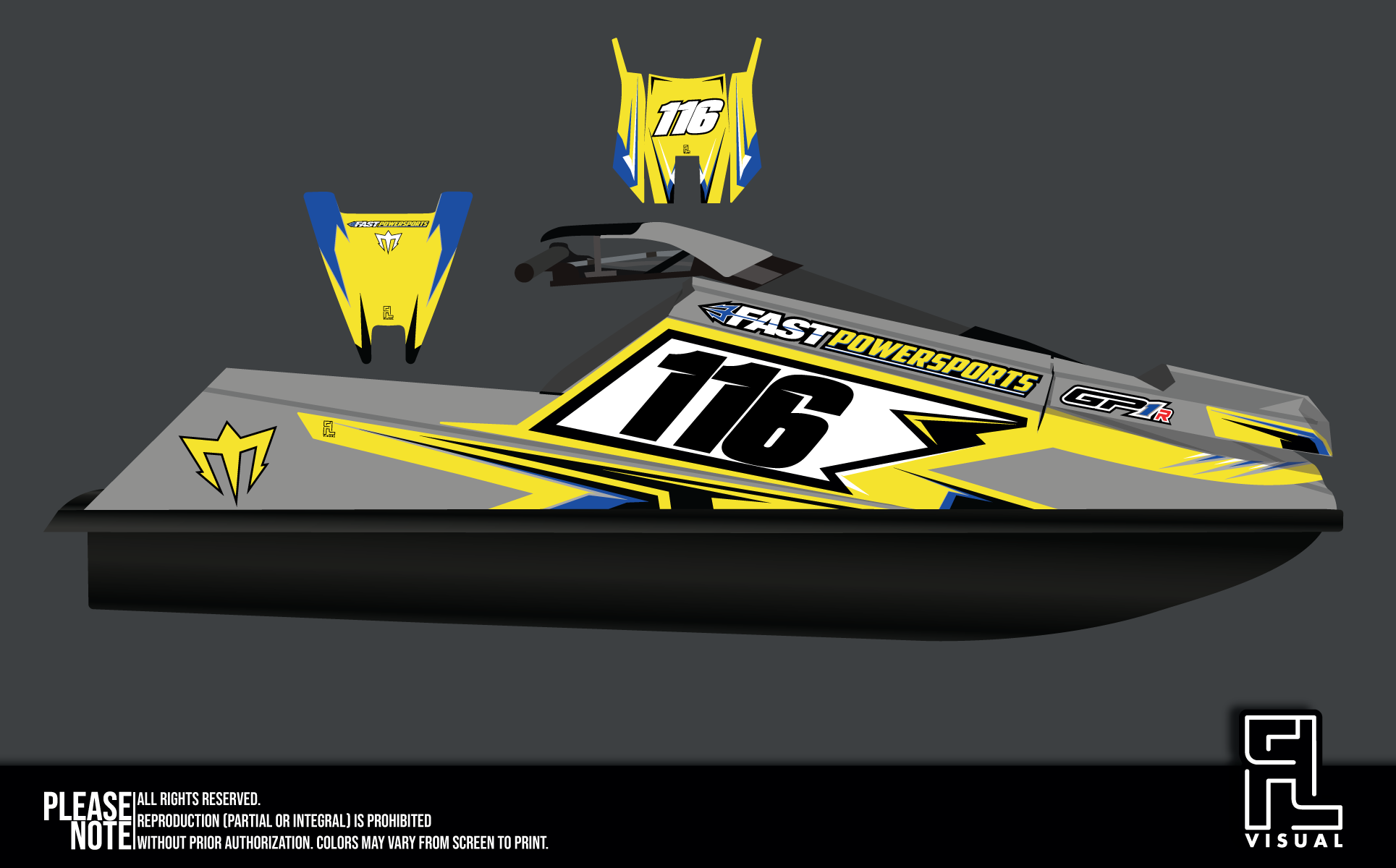 Fastpowersports GP1R - Skyrush - Yellow