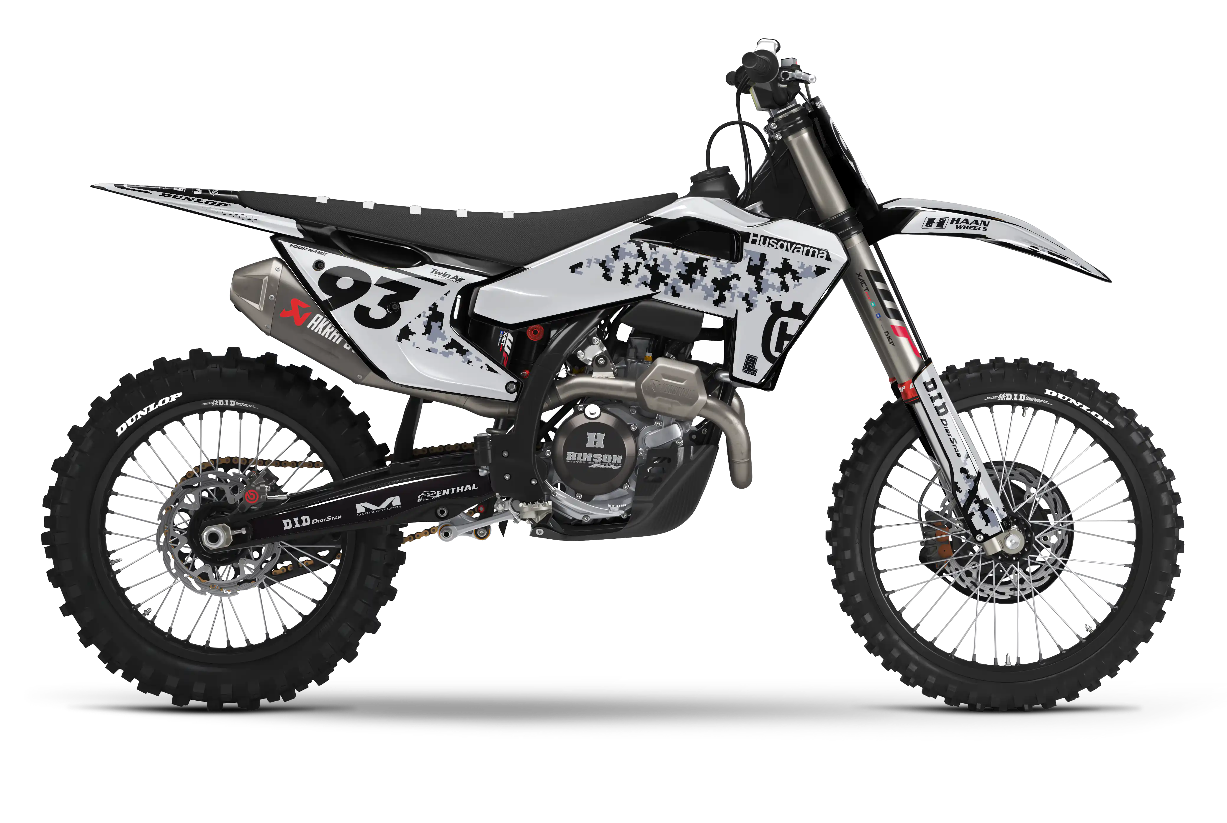 Husqvarna - Graphics Kit -  Camo Black/Grey