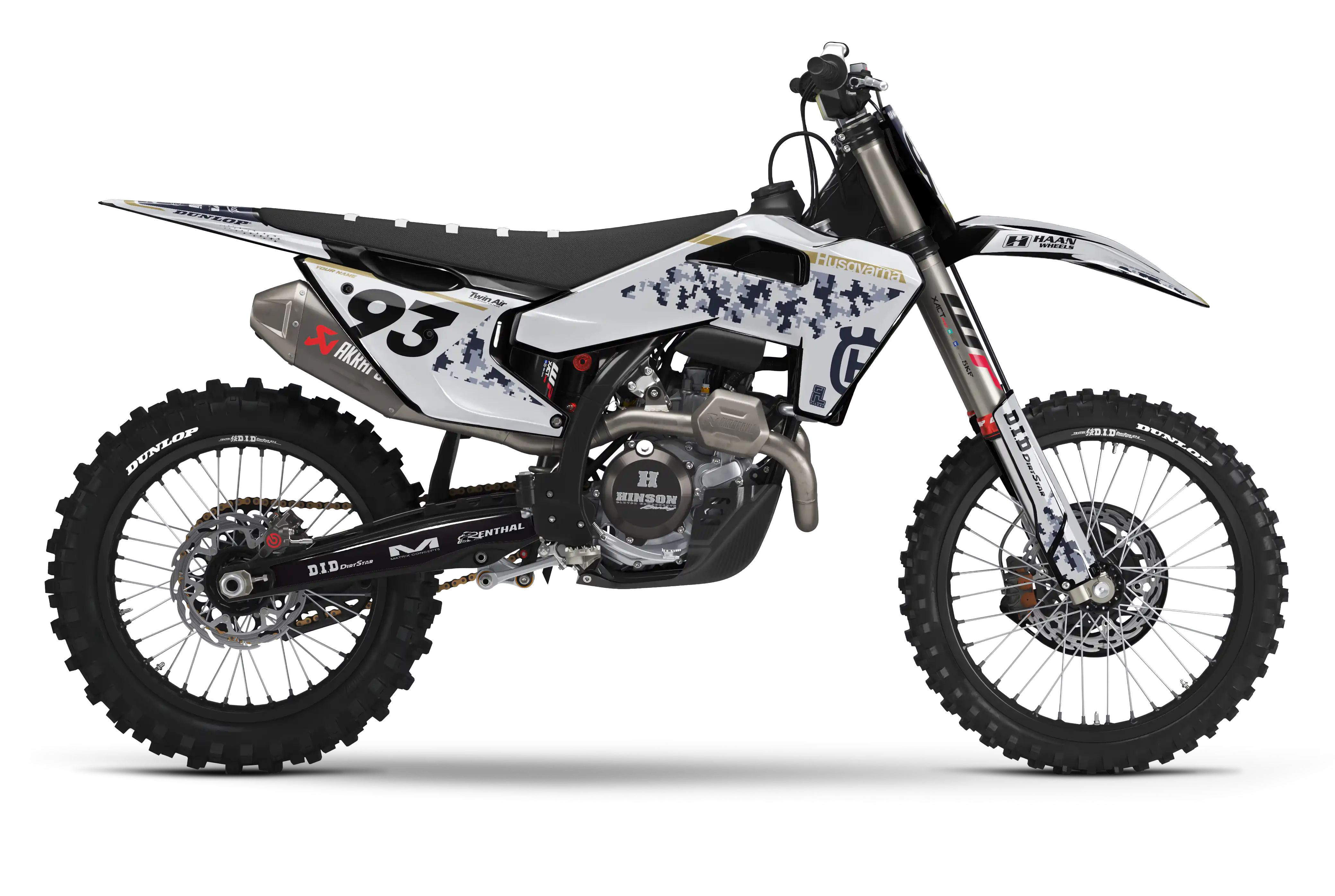 Husqvarna - Graphics Kit -  Camo Grey/Blue