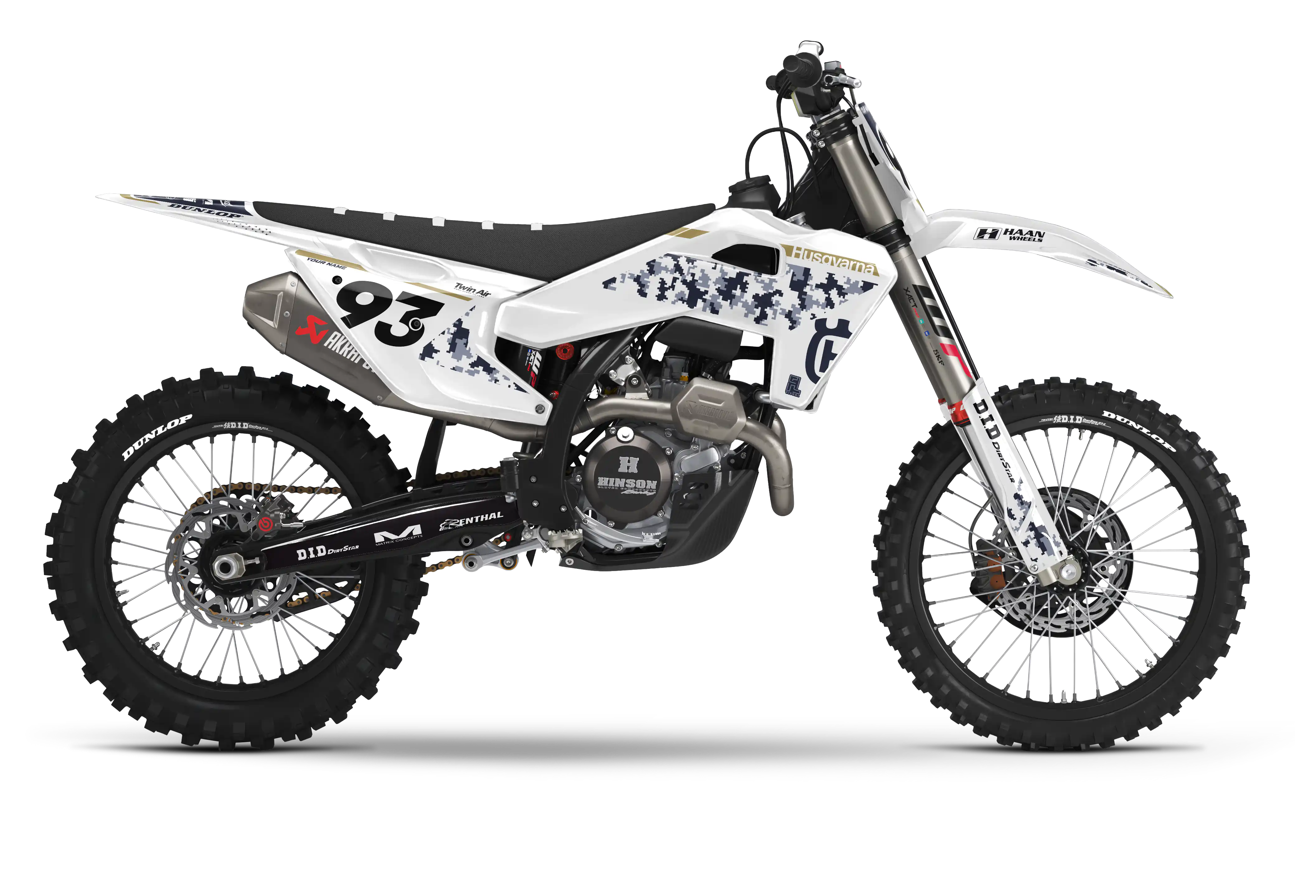 Husqvarna - Graphics Kit -  Camo White