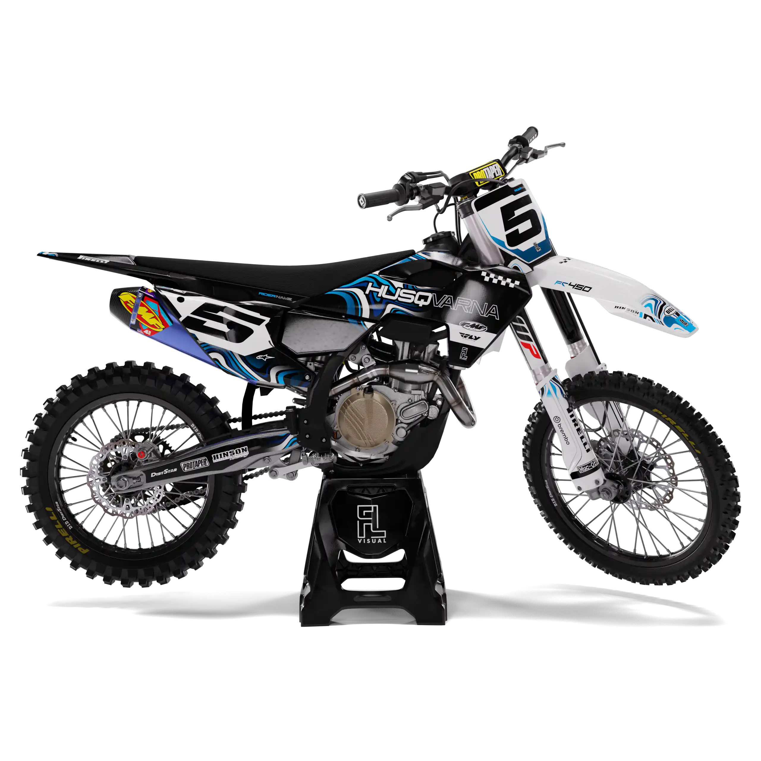 Husqvarna - Graphics Kit -  Driftin Blue