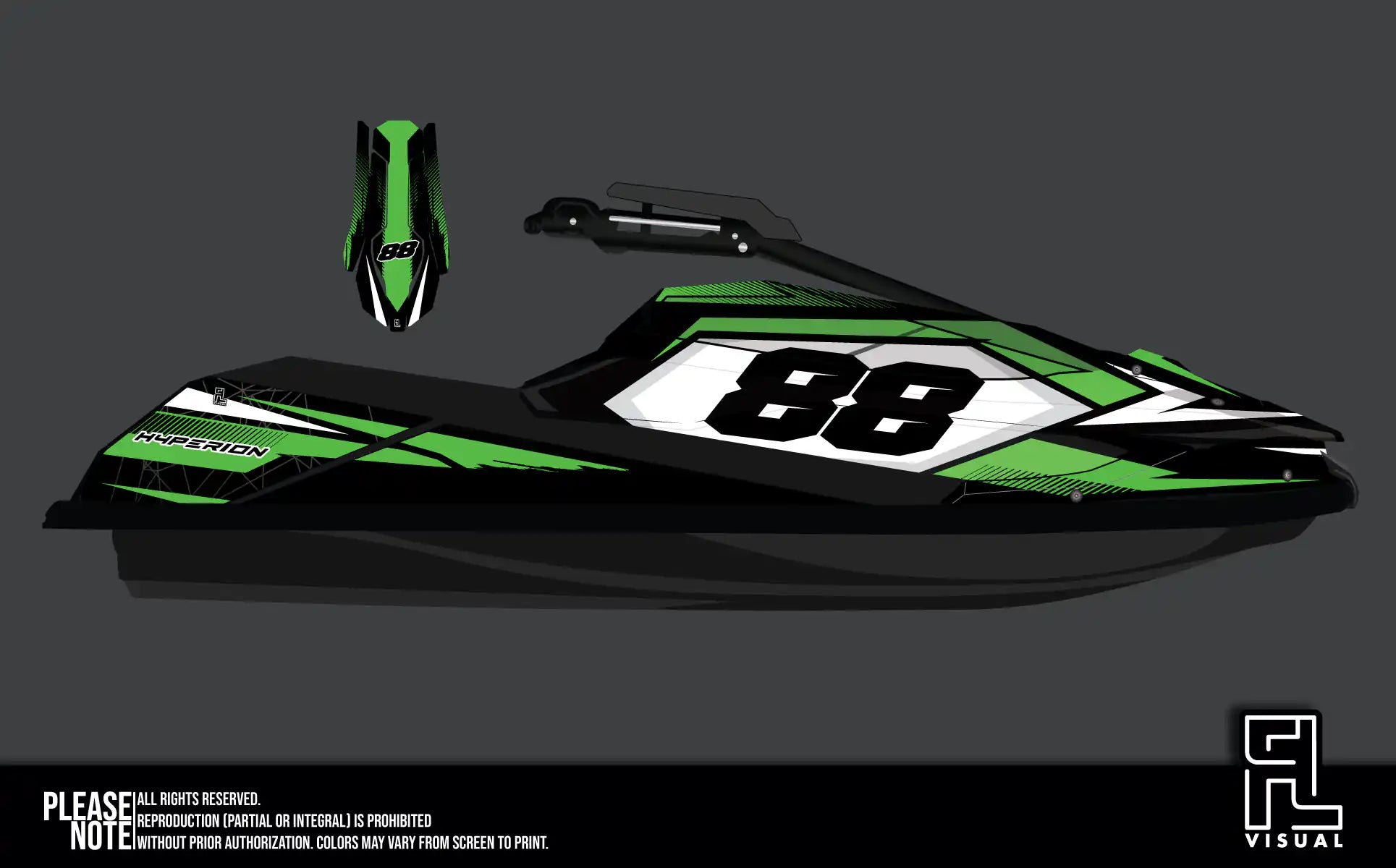 Hyperion - Pastorello Edition25 - Green - Graphics Kit