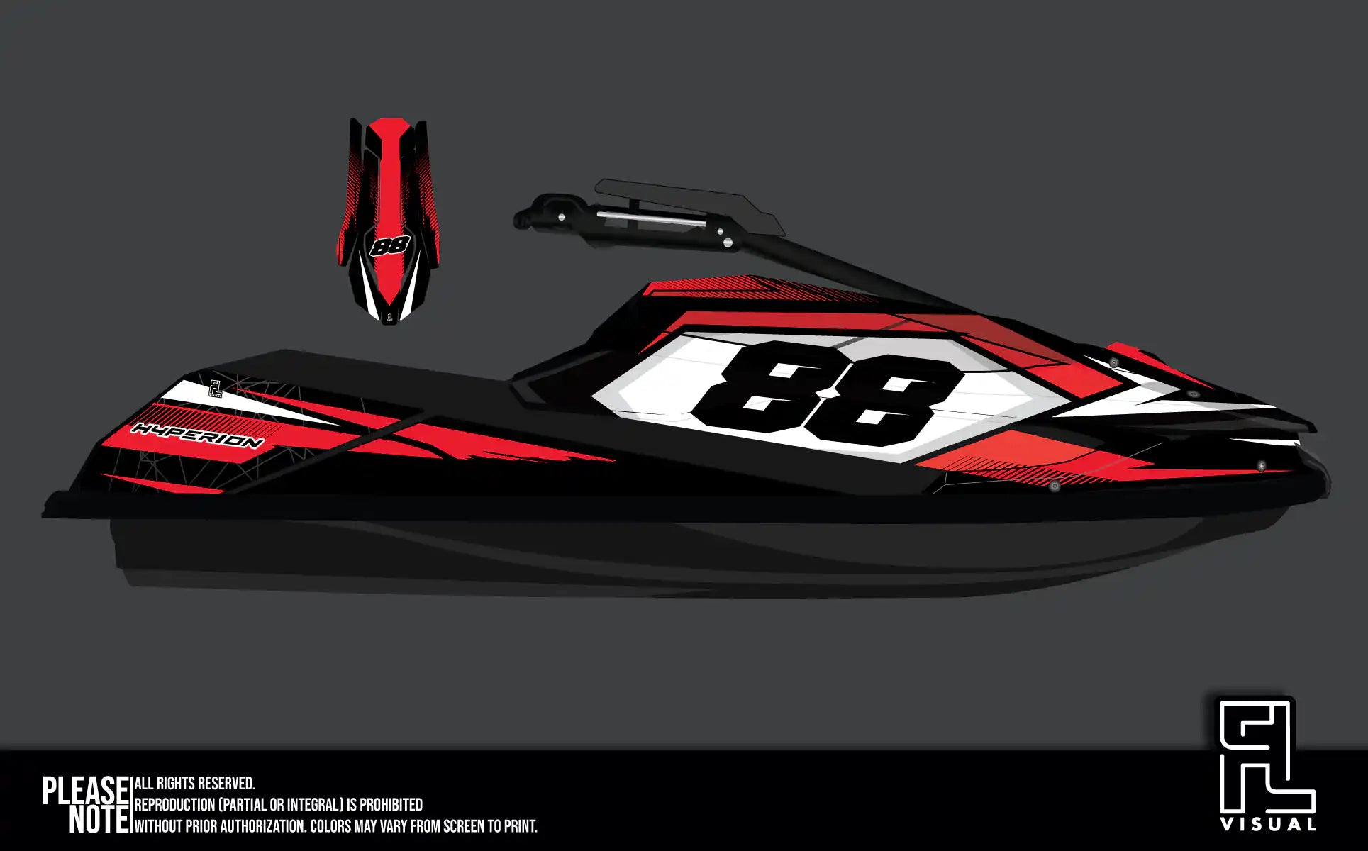 Hyperion - Pastorello Edition25 - Red - Graphics Kit