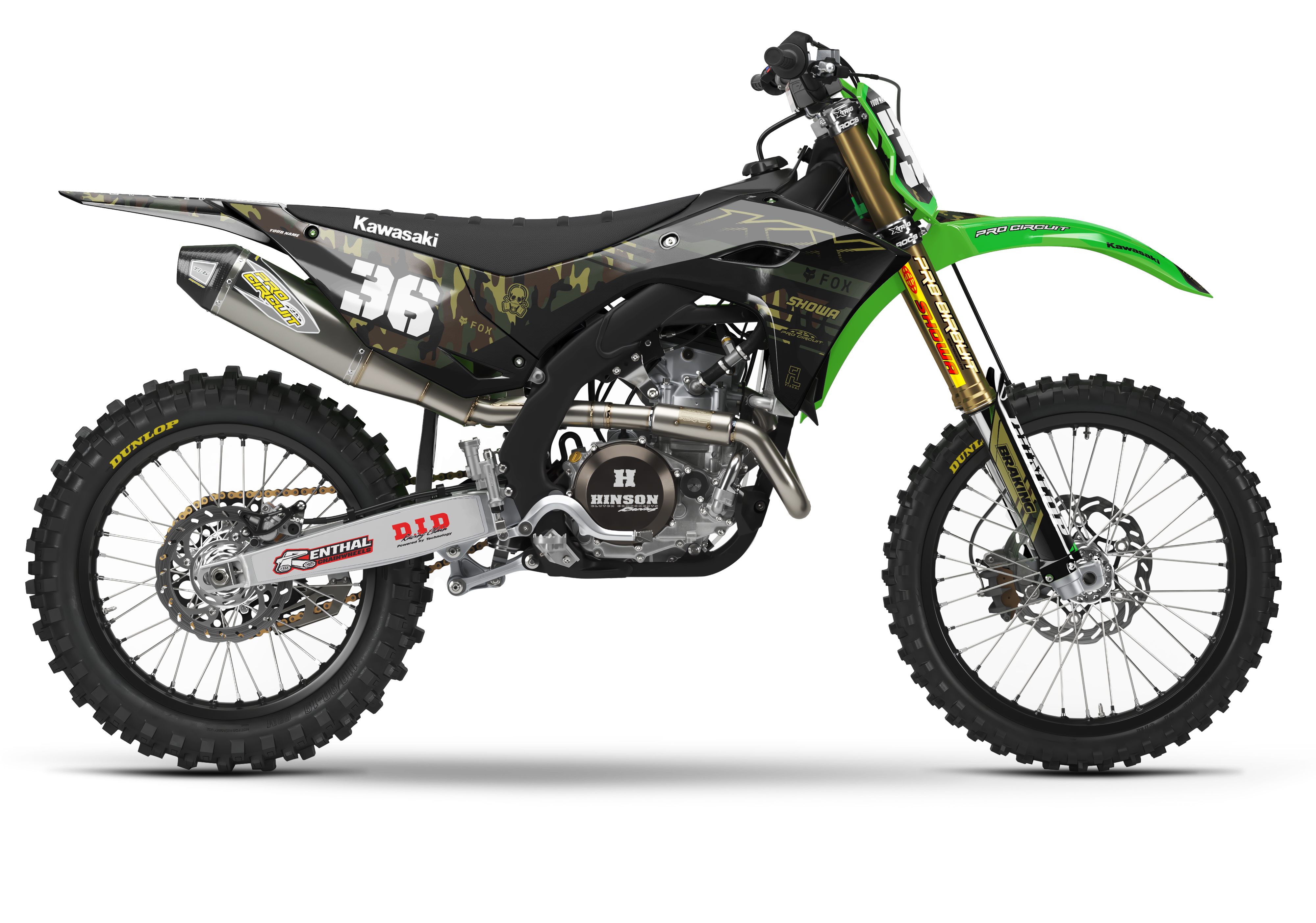 Kawasaki - Graphics Kit - Camo