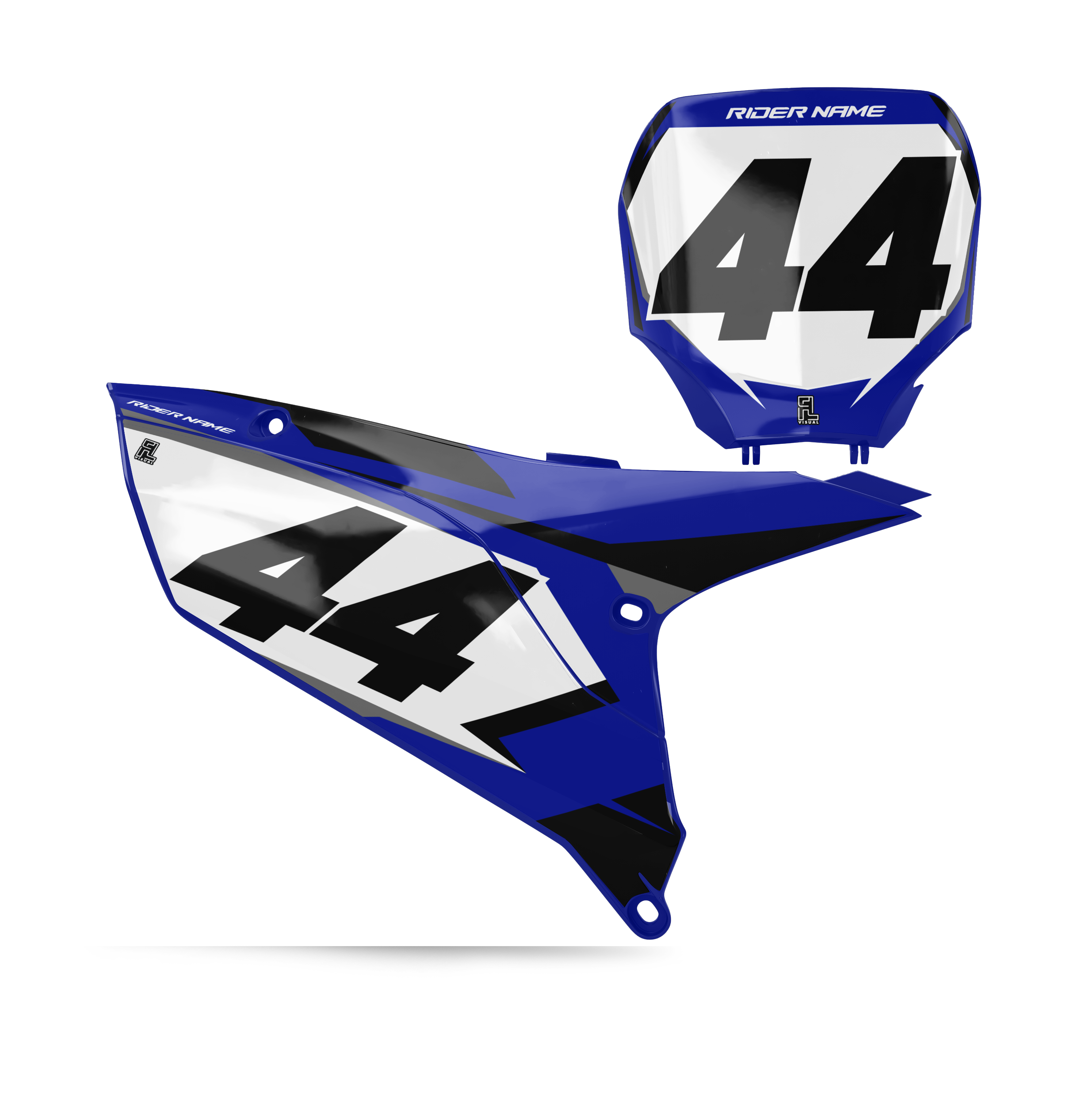 Yamaha - Number Plates - Graphics Kit - 7