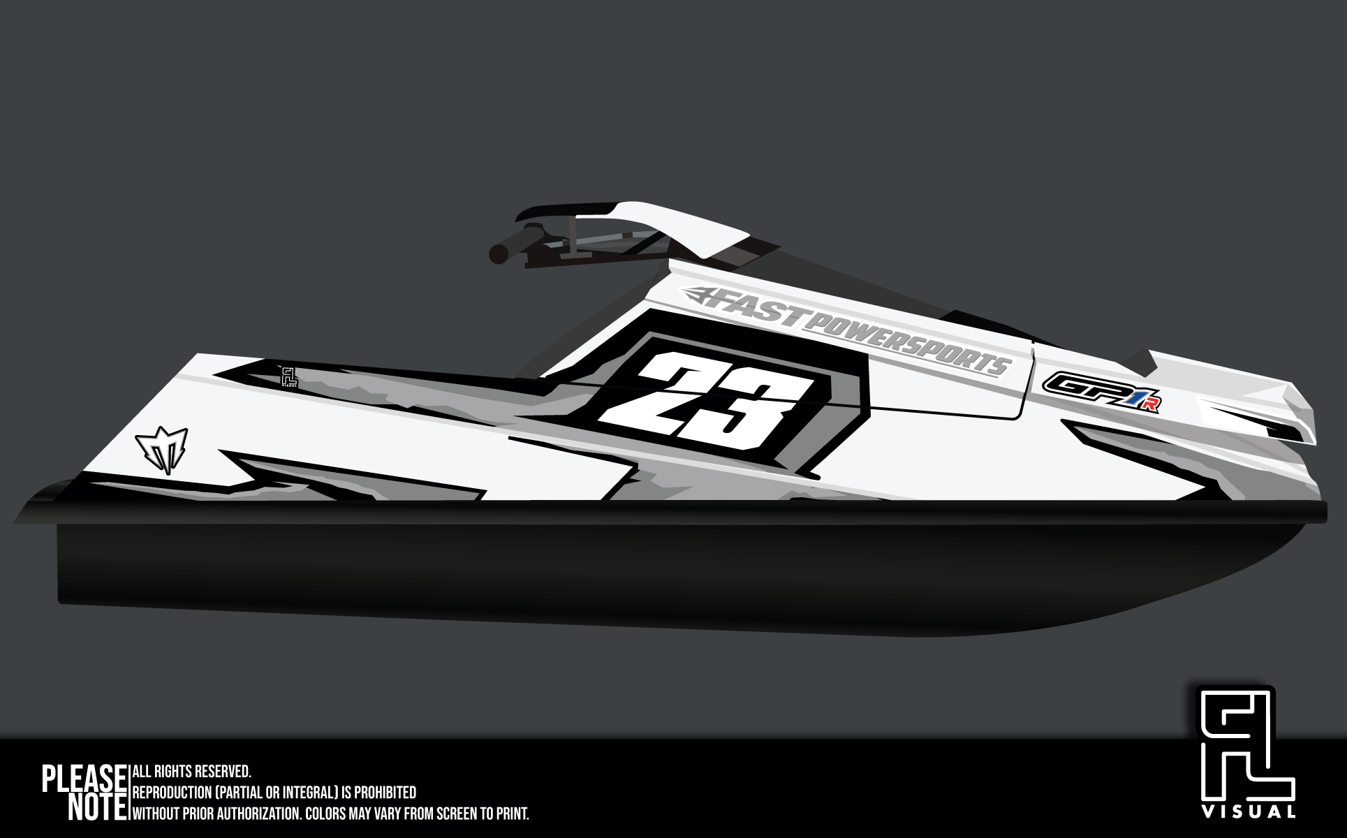 Fastpowersports GP1R - Retro1 - Grey