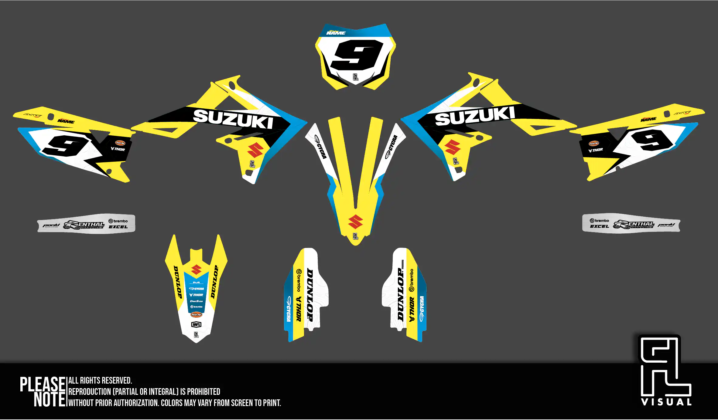 Suzuki - Graphics Kit -  Aeroz