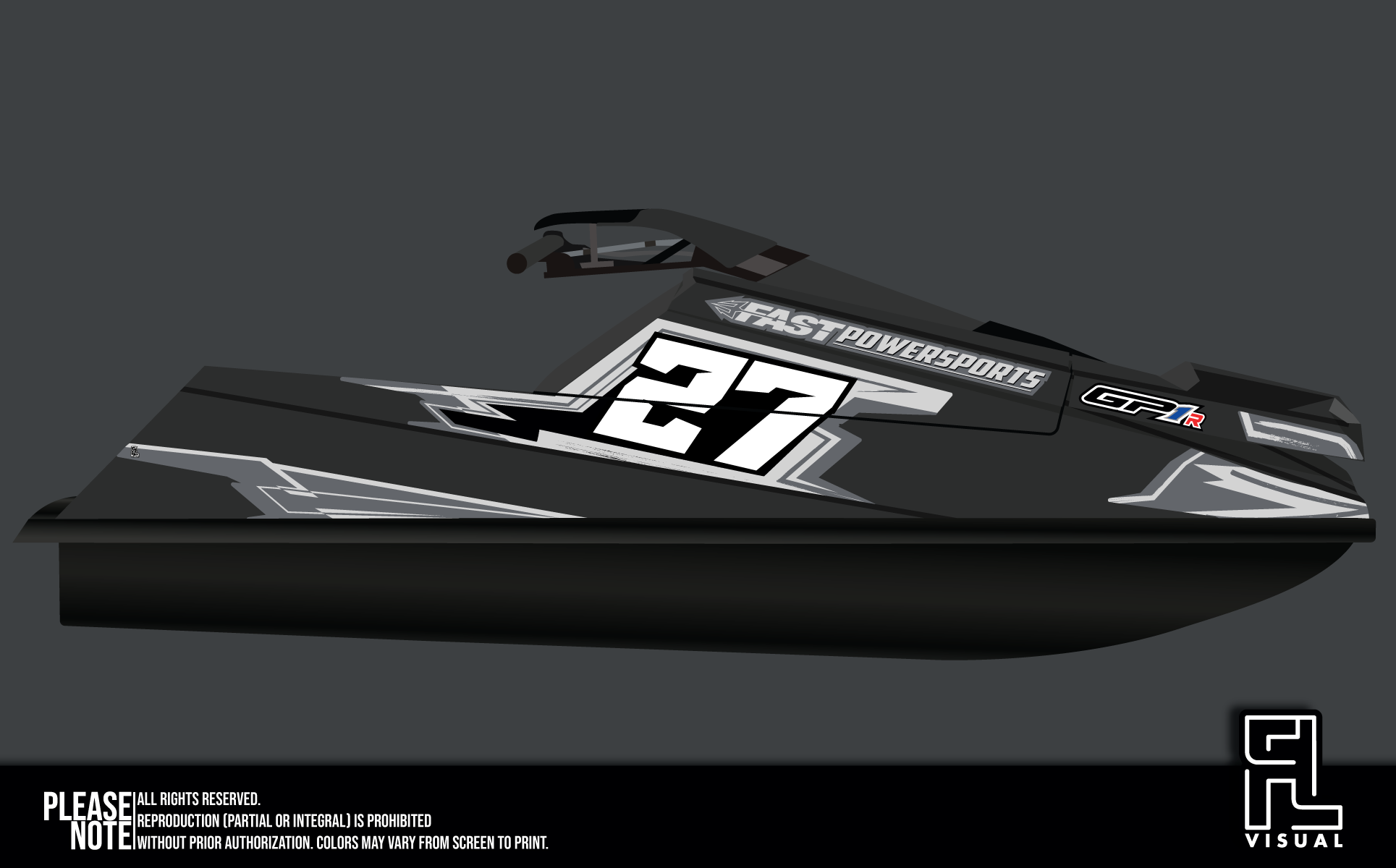 Fastpowersports GP1R - Stormer - Grey