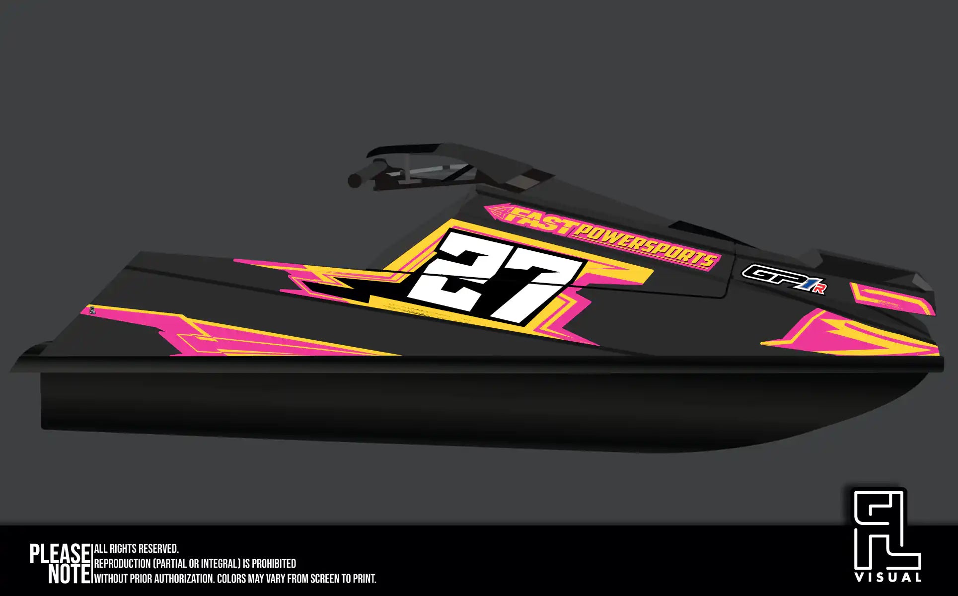 Fastpowersports GP1R - Stormer - Pink- Graphics Kit