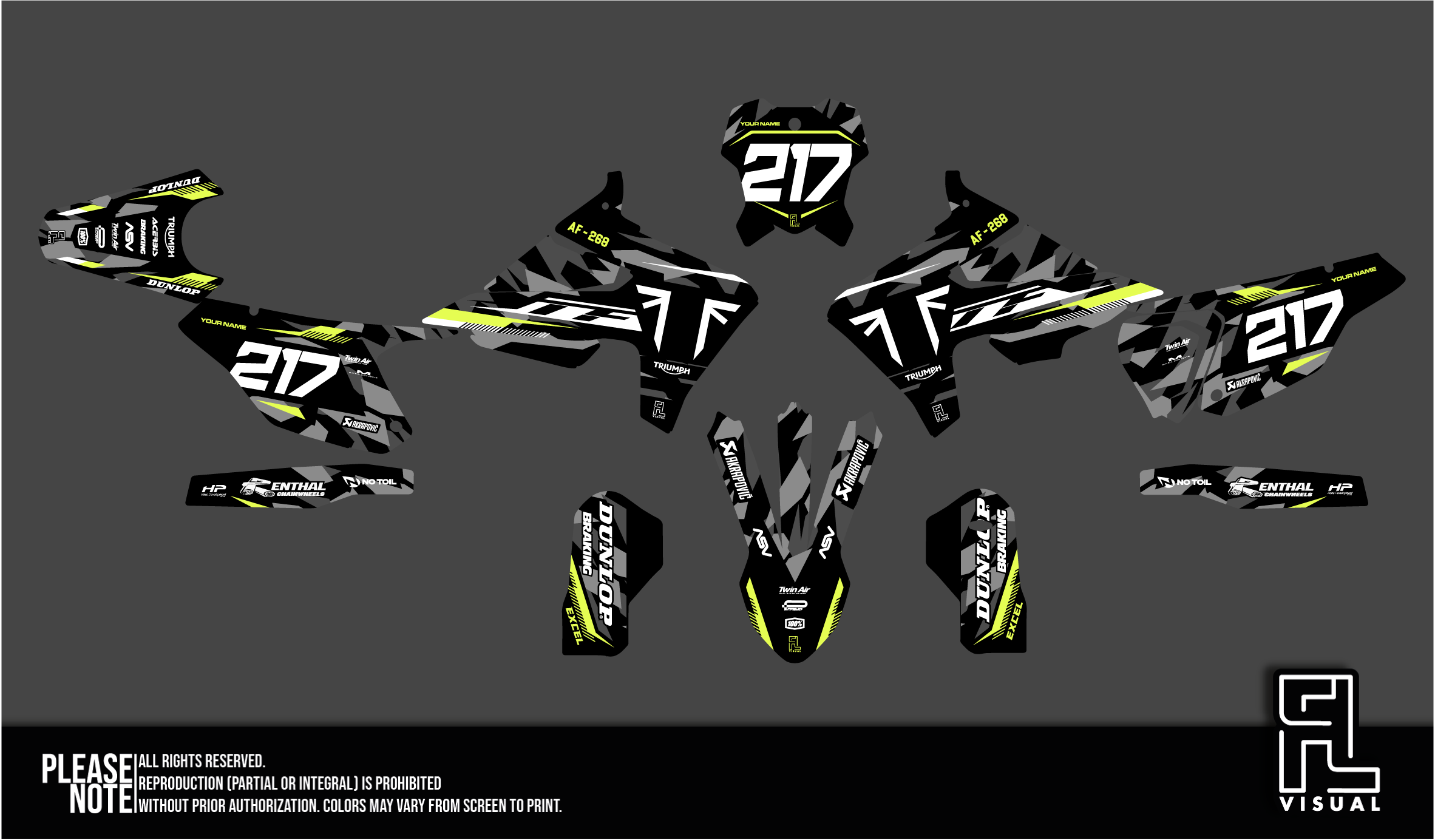 Triumph - Graphics Kit -  Camo
