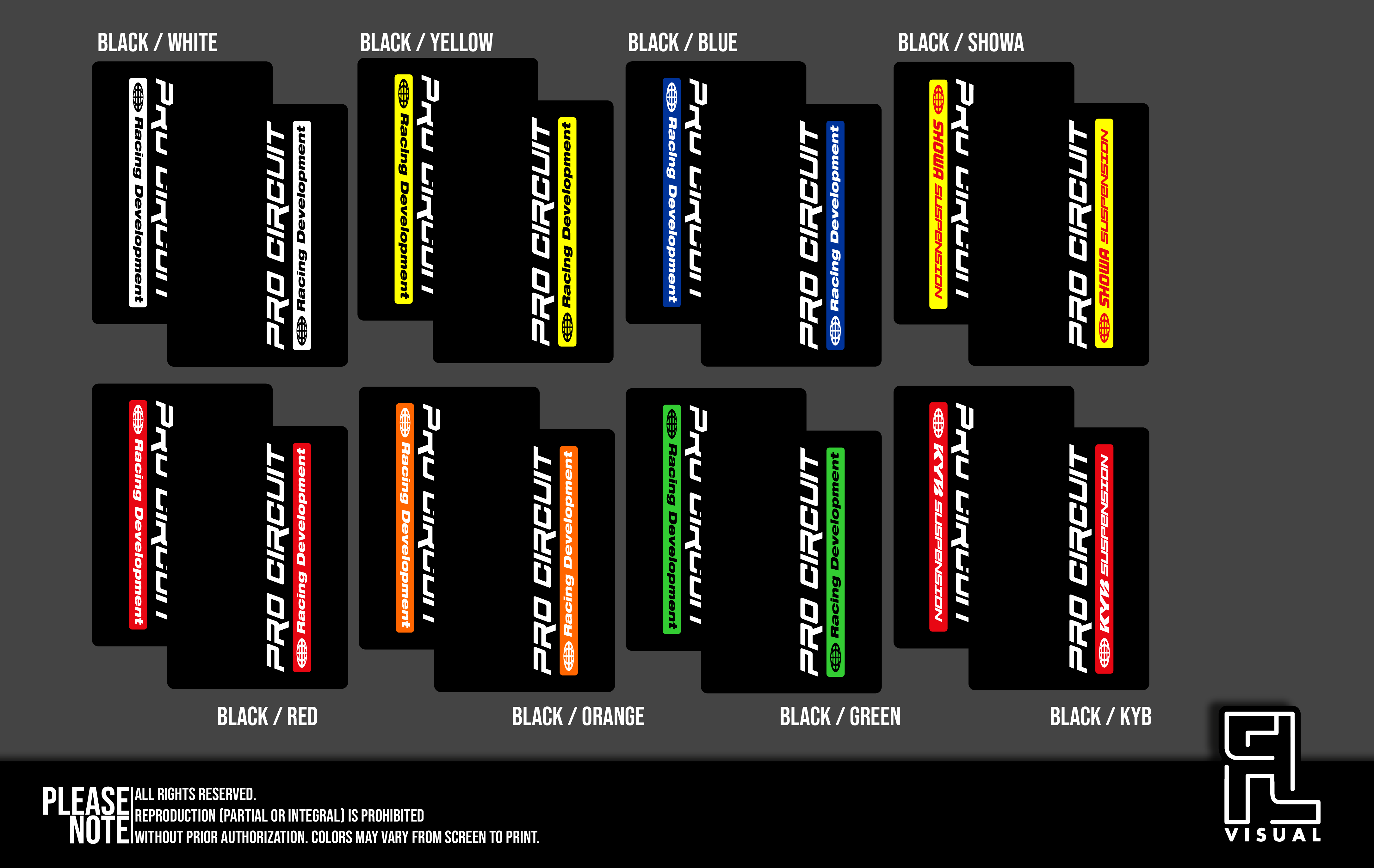 Fork Wraps(Pair) - Pro Circuit Black