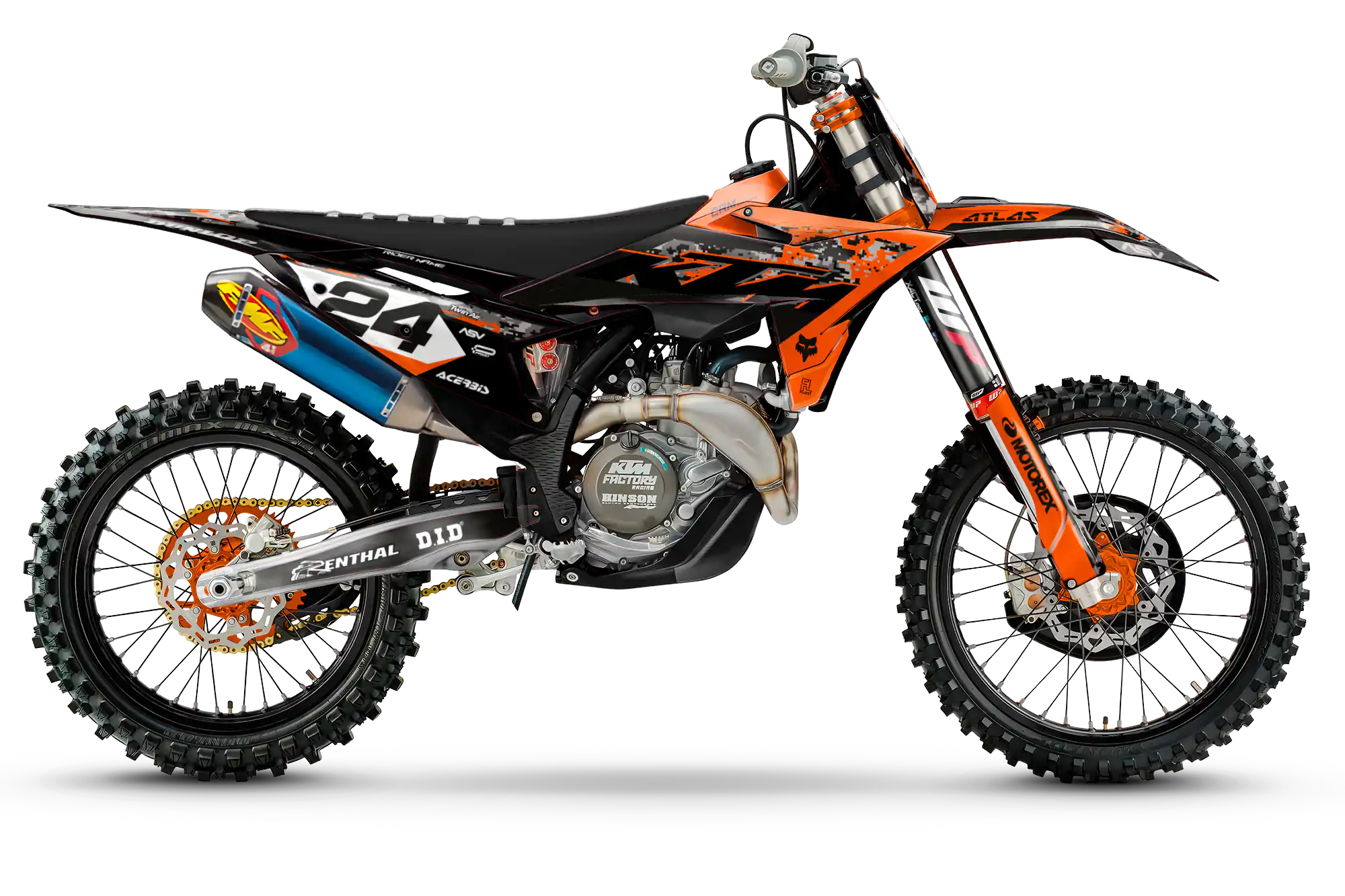 KTM - Graphics Kit -  Camo Black