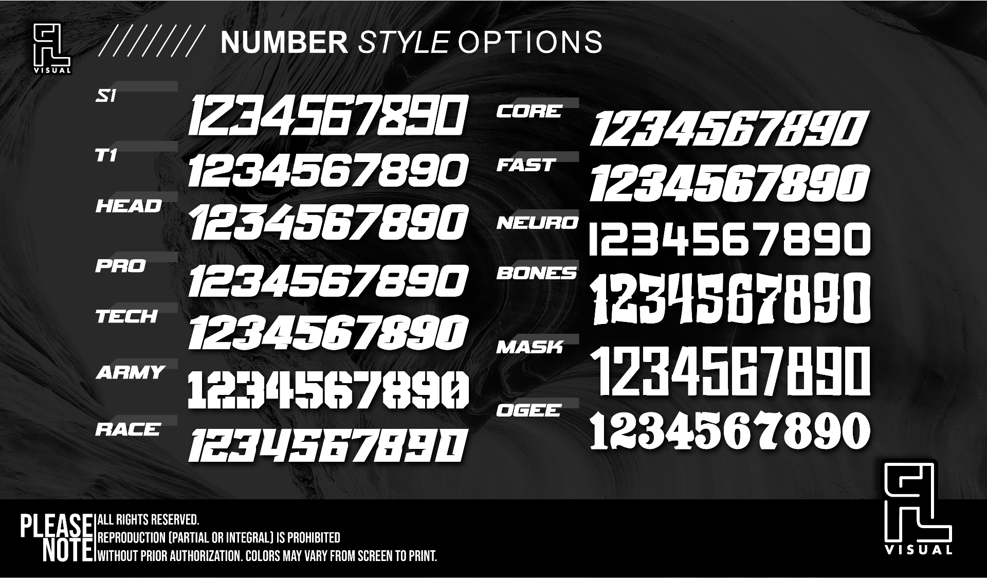 Cut Out Numbers - (Set of 3)