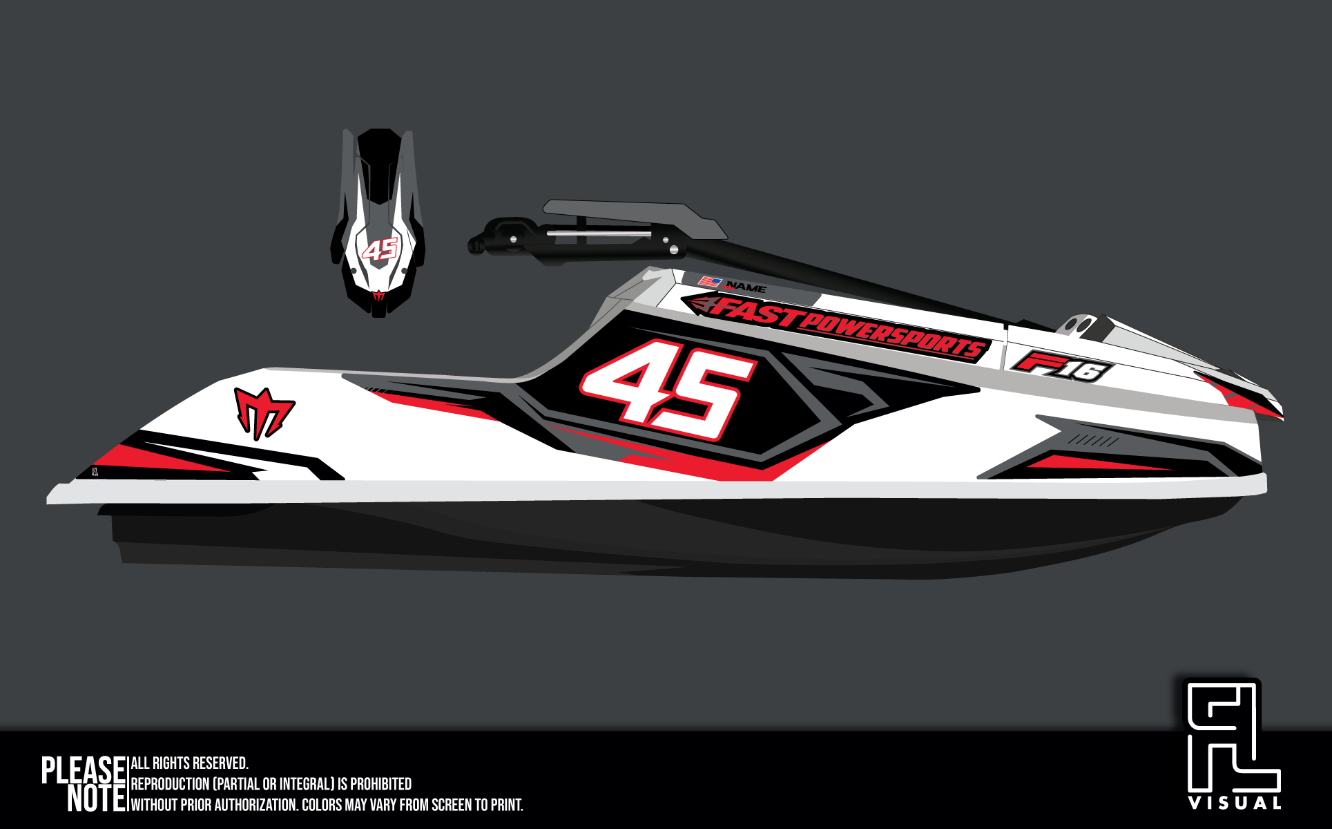 Fastpowersports F16 - Turbine Red