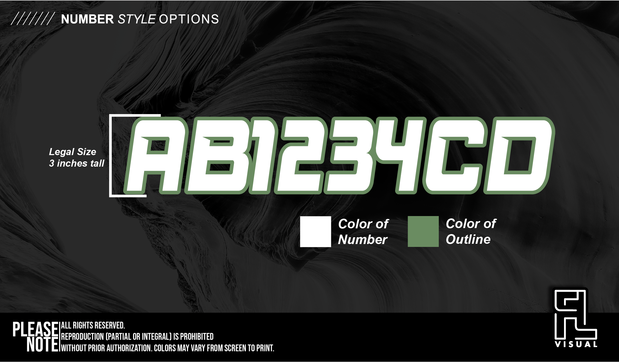 Boat Registration Stickers (pack of 2)