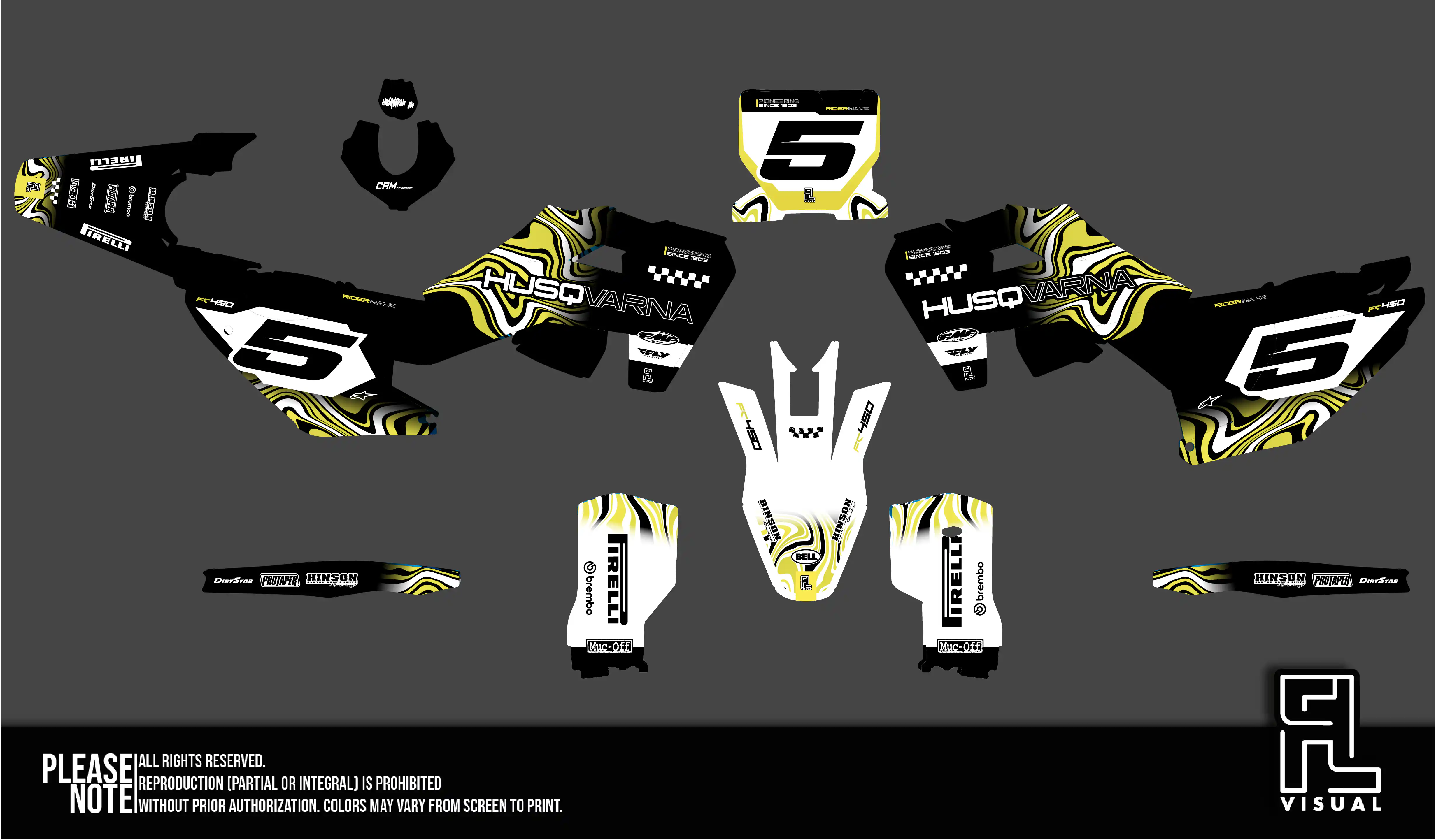 Husqvarna - Graphics Kit -  Driftin