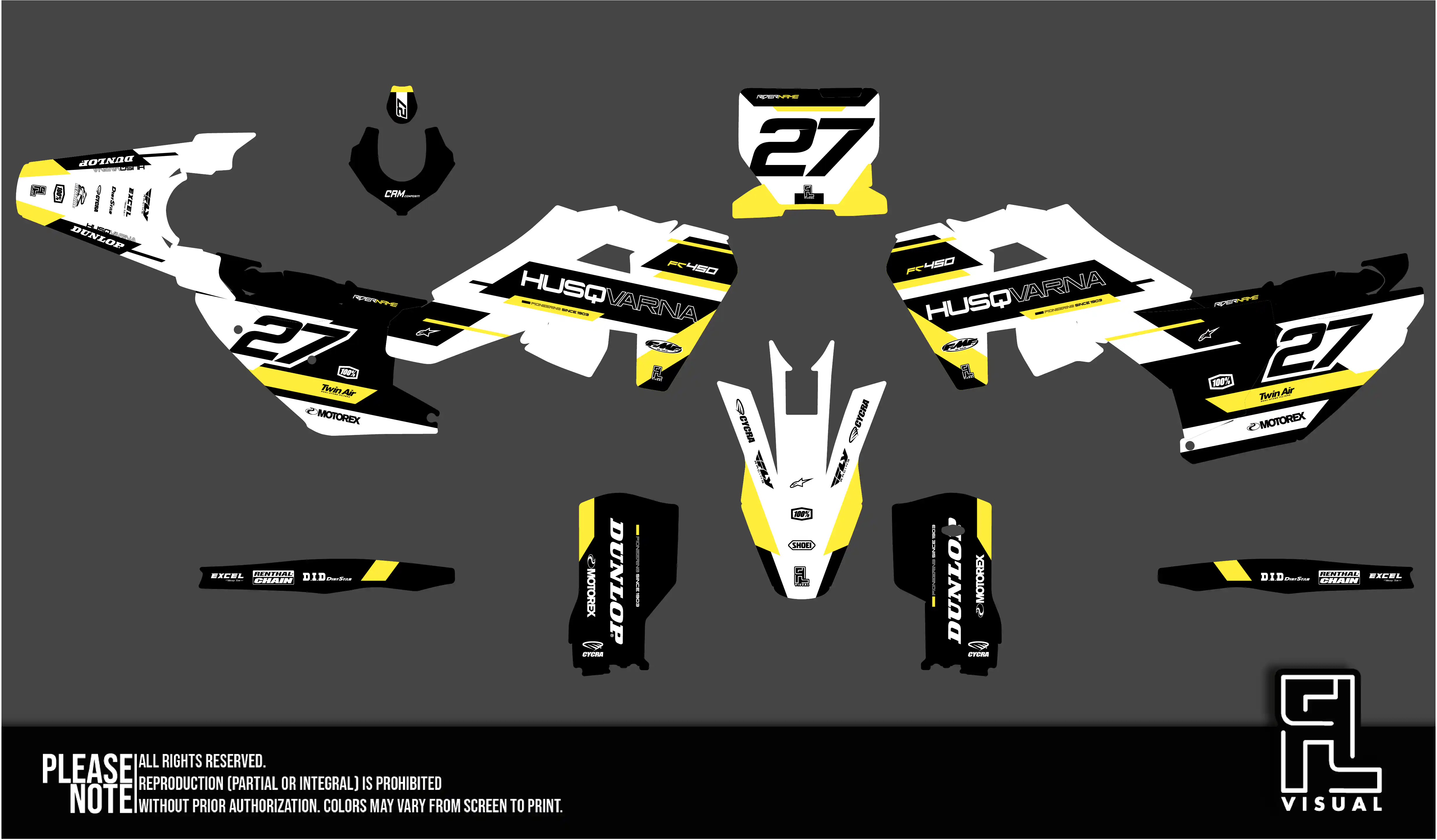 Husqvarna - Graphics Kit -  Clutch