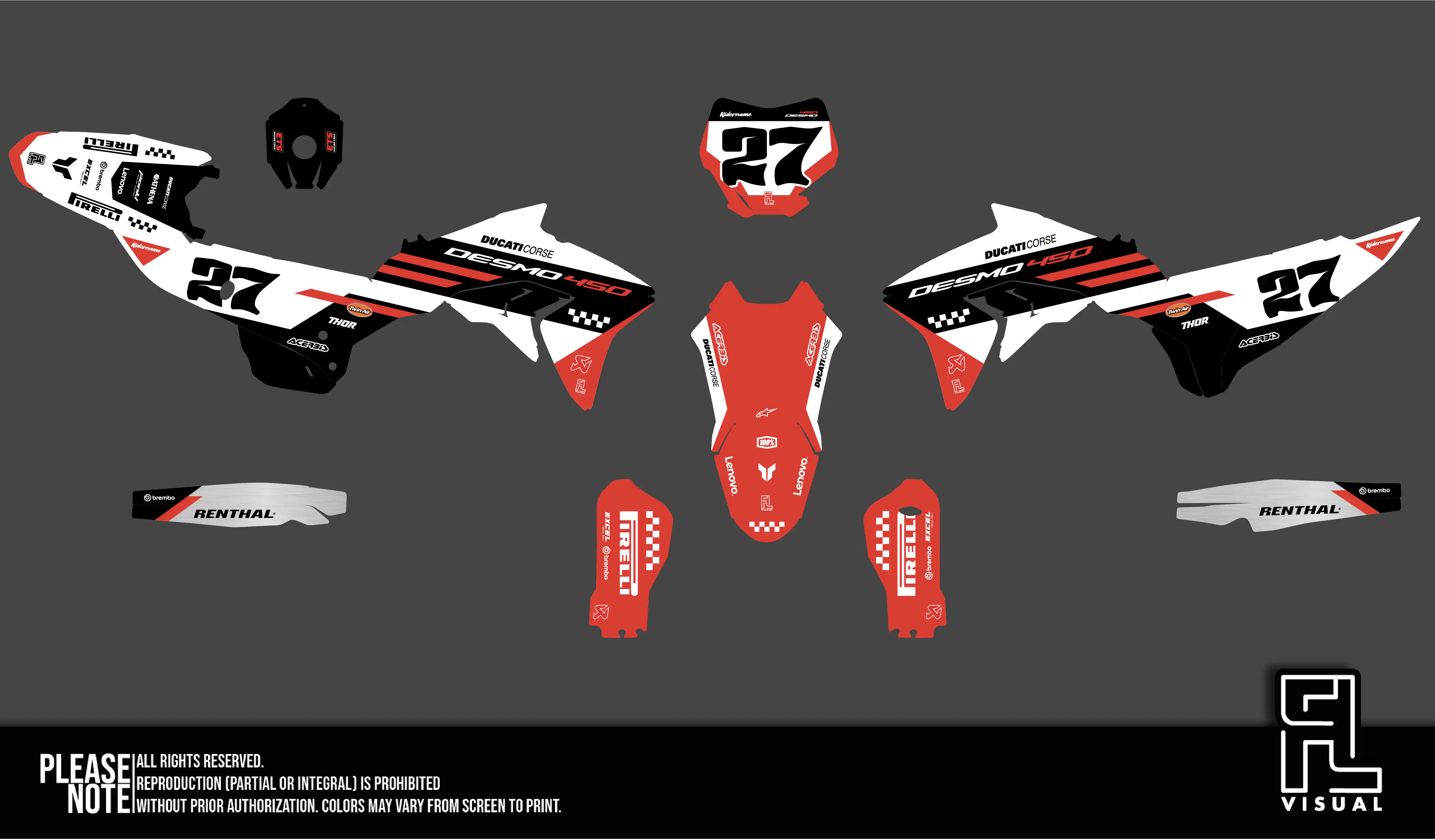 Ducati - Graphics Kit - Checker