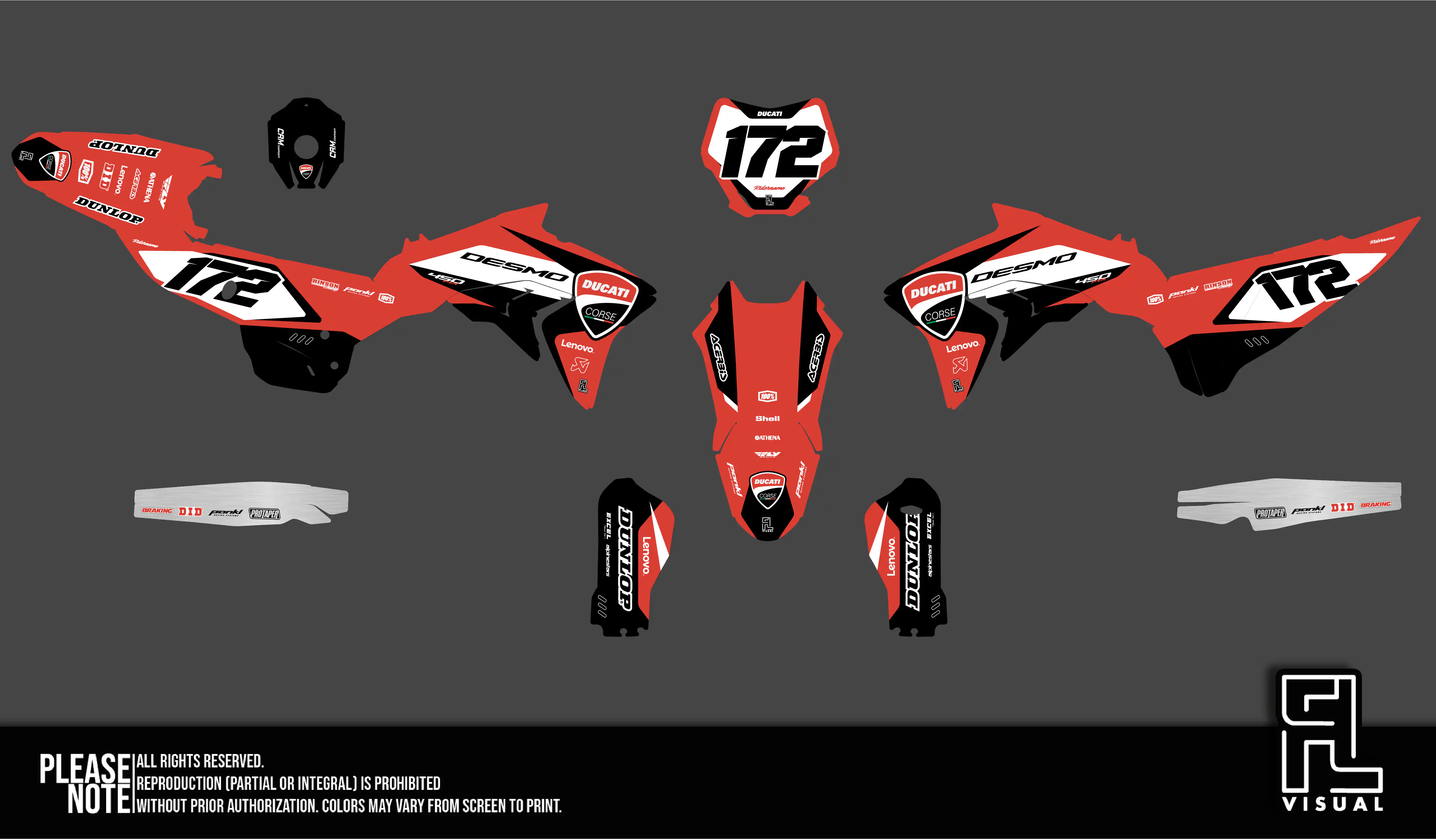 Ducati - Graphics Kit -  Pitlane