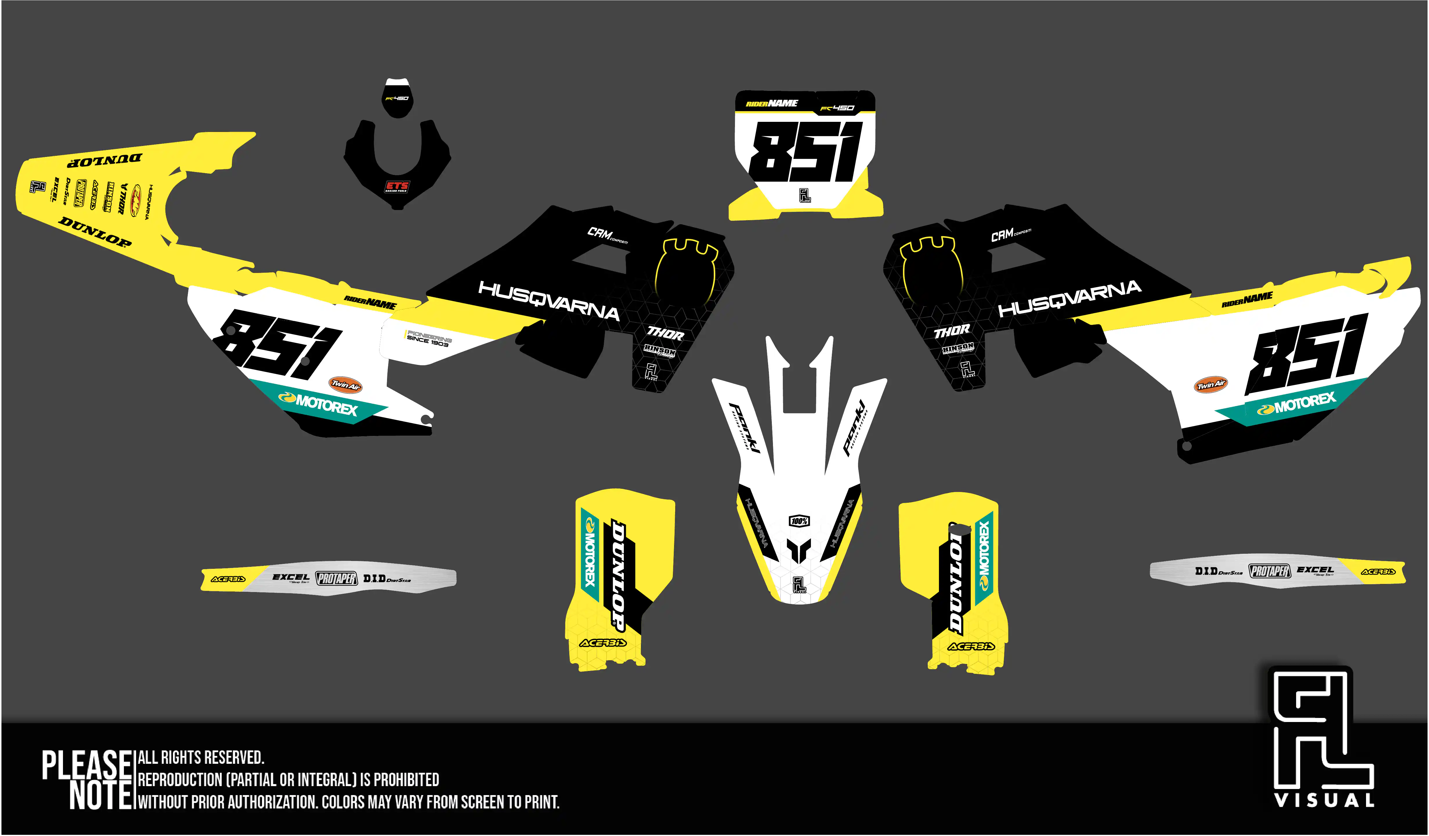 Husqvarna - Graphics Kit -  Nitron