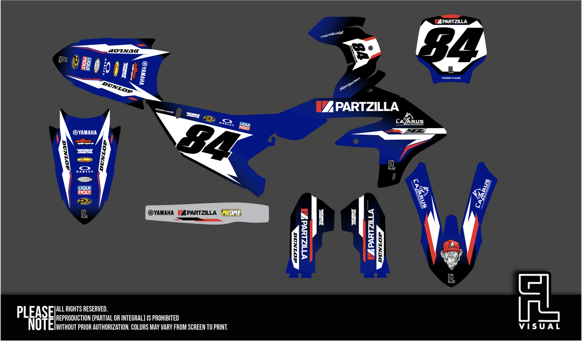 Yamaha - Graphics Kit -  Scott Champion - Replica